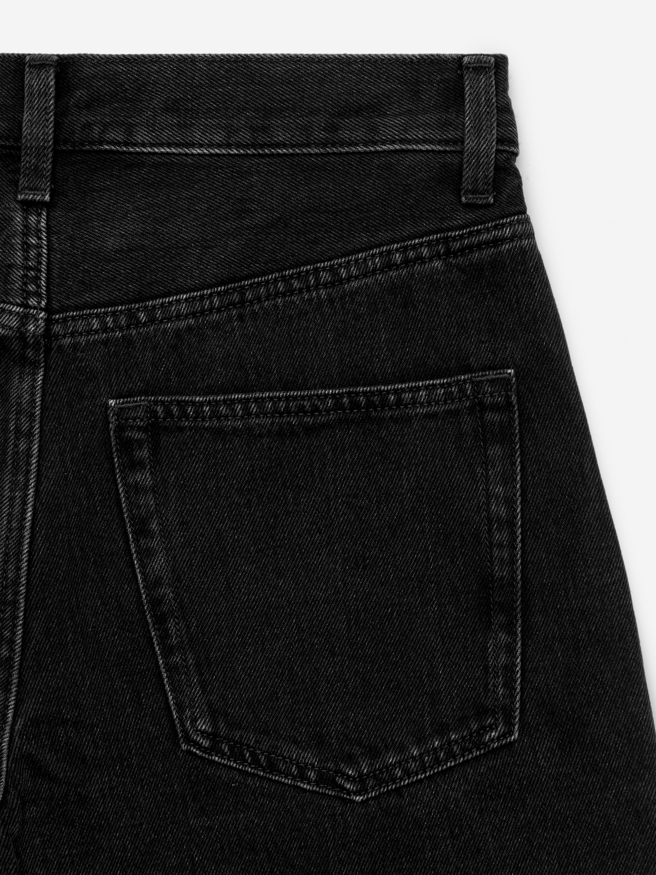 Denim Shorts - Black - Regular fit - Women - StillMedia/DescriptiveDetail - 1