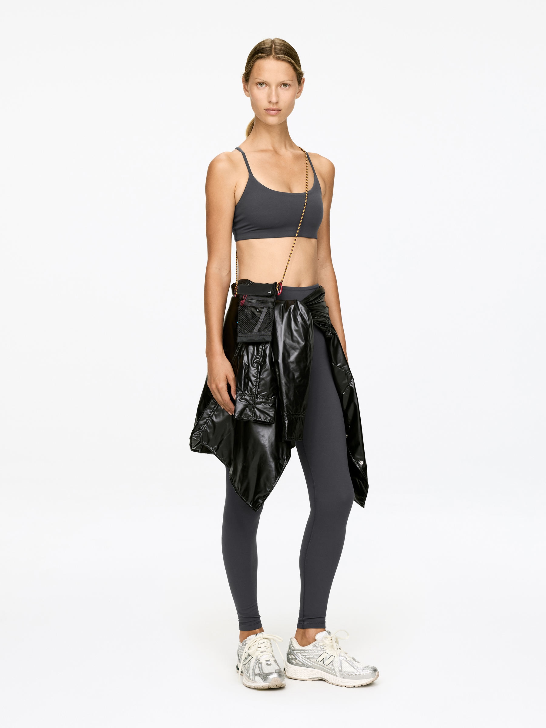 Soft Stretch Bra - Dark Grey - Slim fit - Women - StillMedia/Lookbook - 3