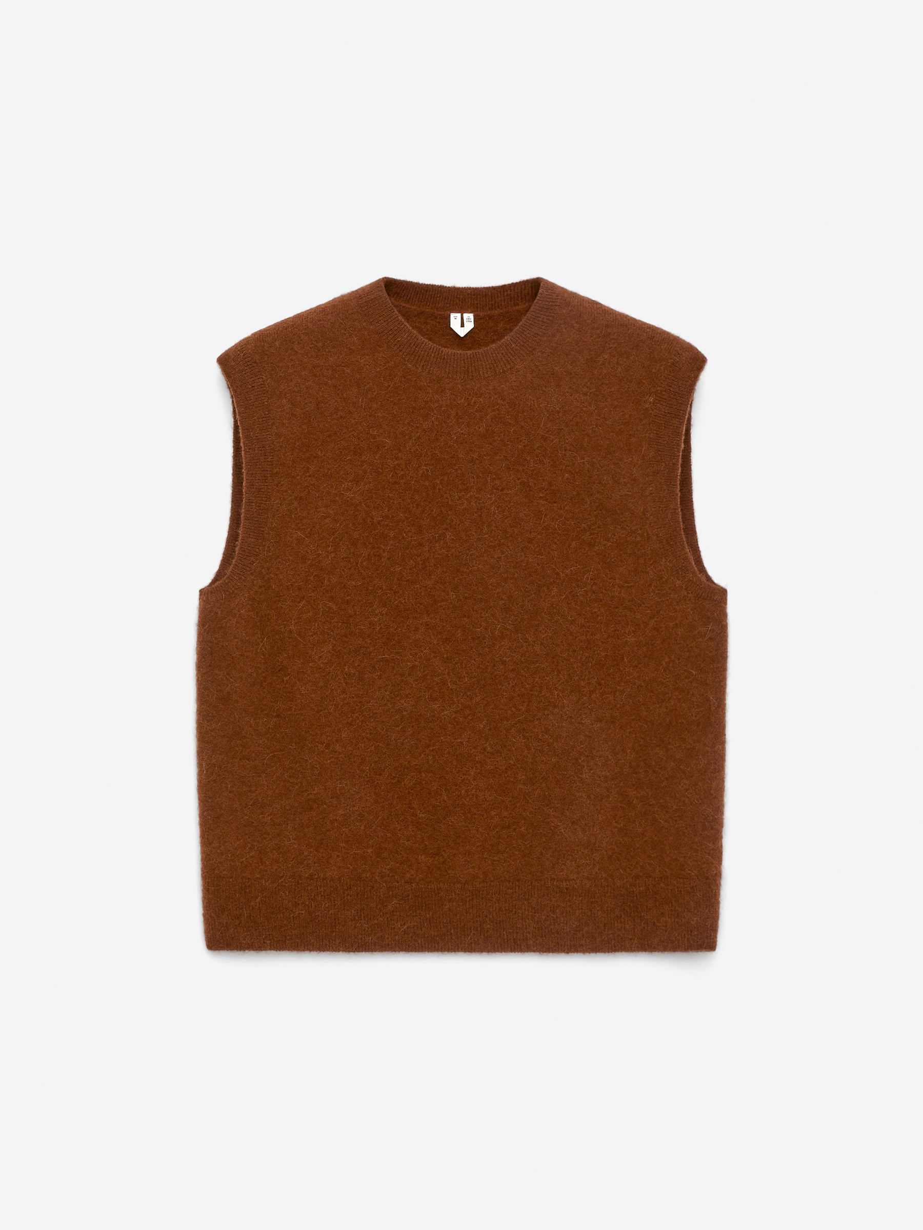 Alpaca-Wool Blend Vest-#633825-16563