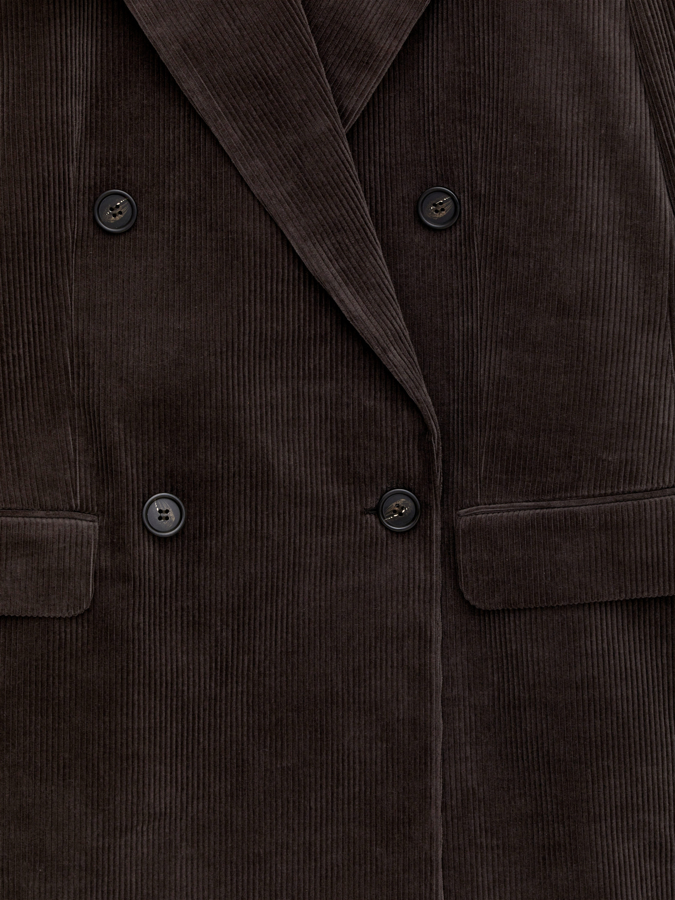 Corduroy Blazer - Dark Brown - Relaxed fit - Women - StillMedia/DescriptiveDetail - 1