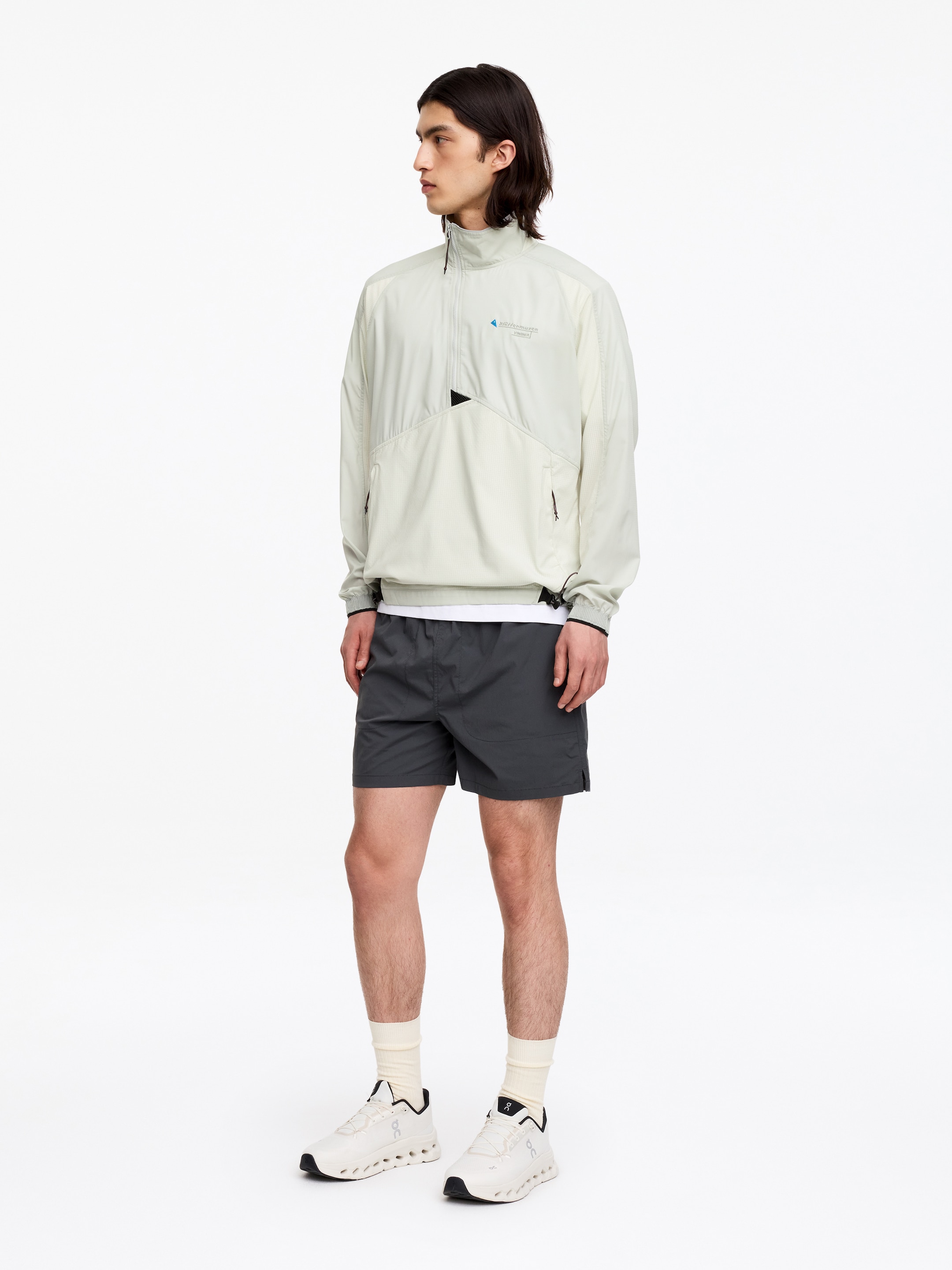 Klättermusen Vigner Anorak - Mercury Blue-Cristal Green - Regular fit - Men - StillMedia/Lookbook - 6