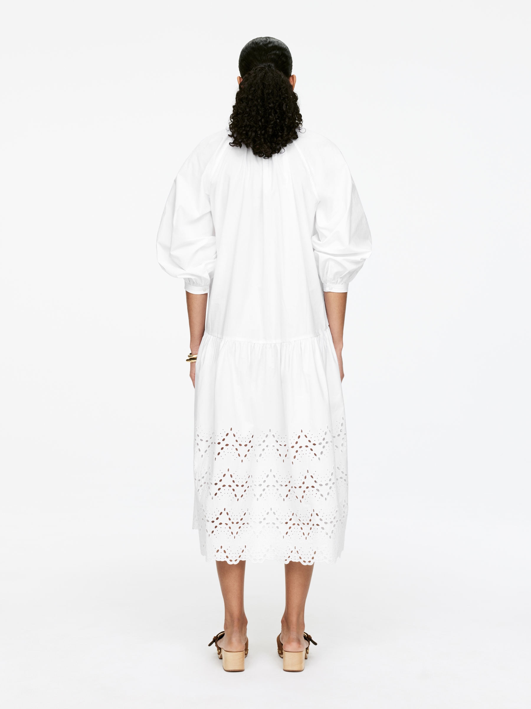 Embroidered Dress - White - Regular fit - Women - StillMedia/Lookbook - 6