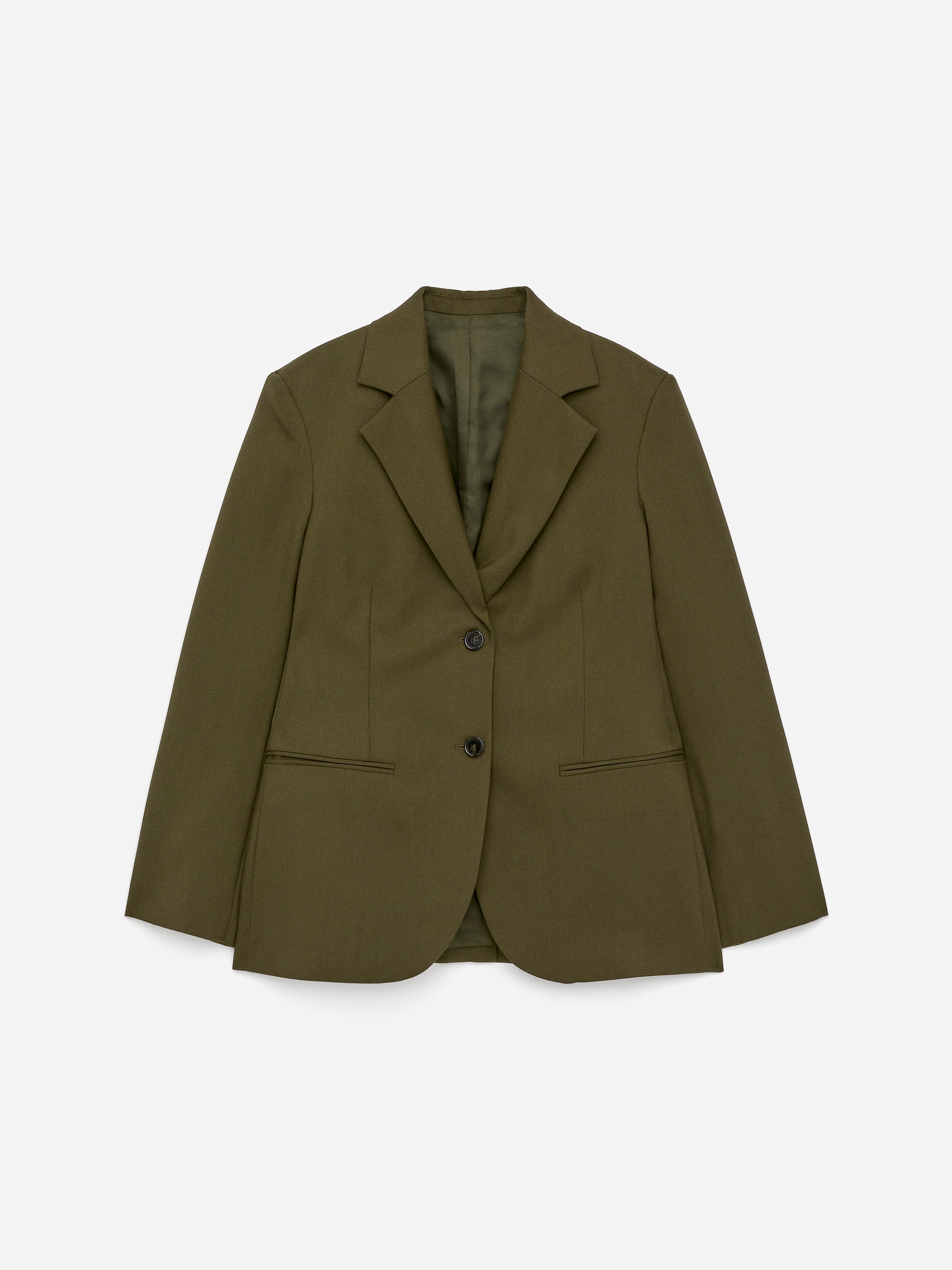 Nagyobb kép megtekintése: Hopsack gyapjú blézer - Khaki zöld - NŐI | H&M HU 5