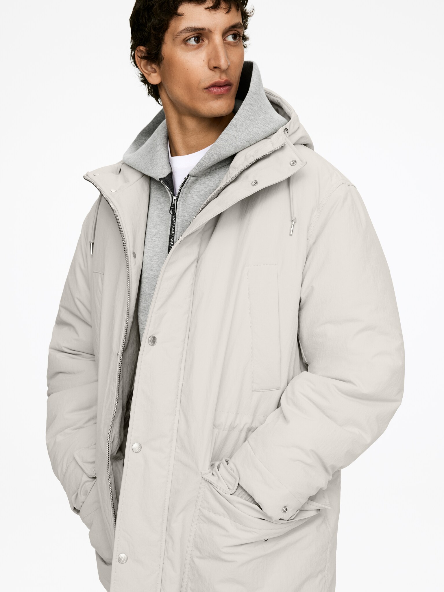 Parka matelassée - Taupe clair - 6