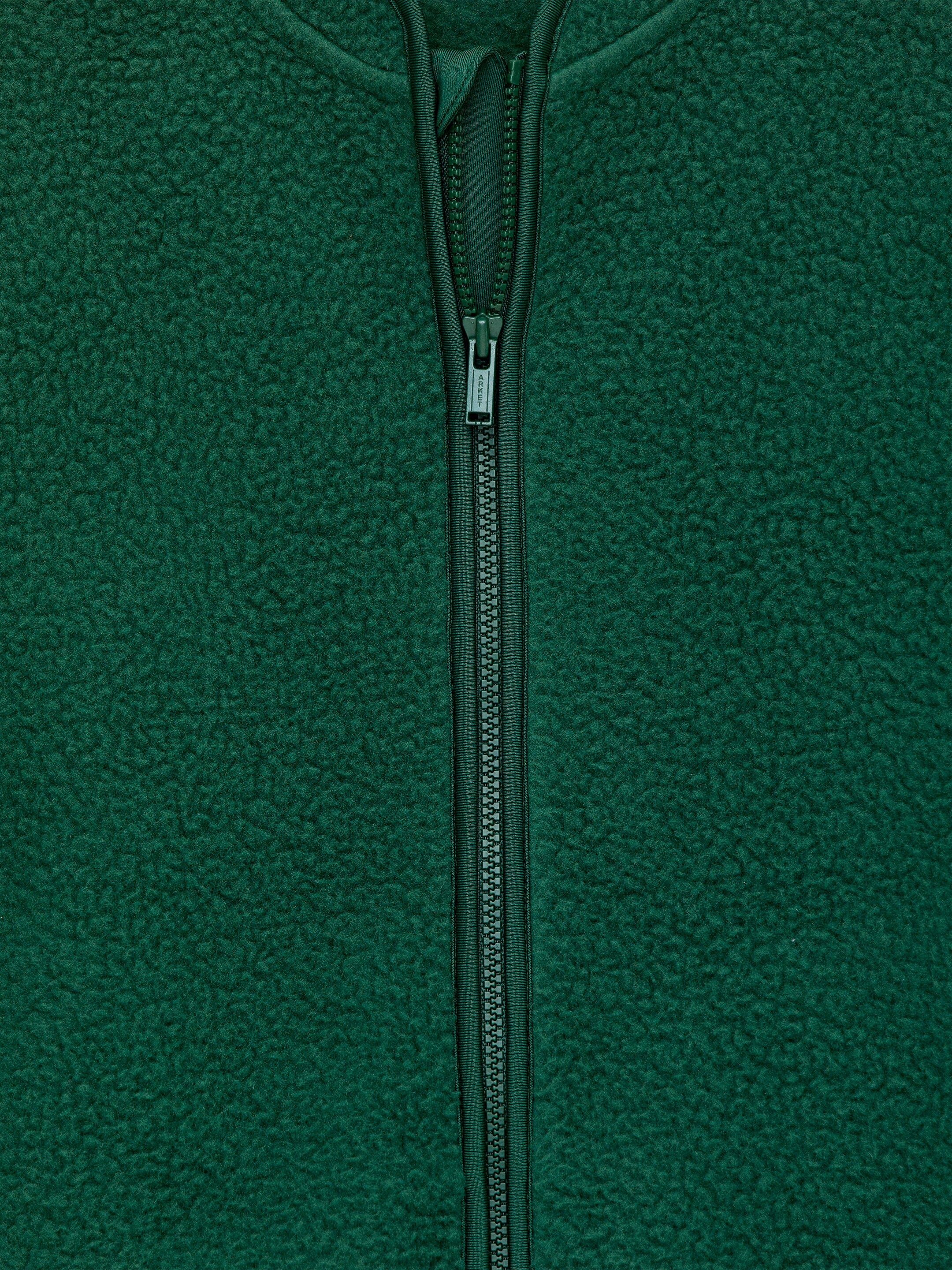 Ingrandisci l'immagine: Fleece Jacket - Dark Green - BAMBINO | H&M CH 3