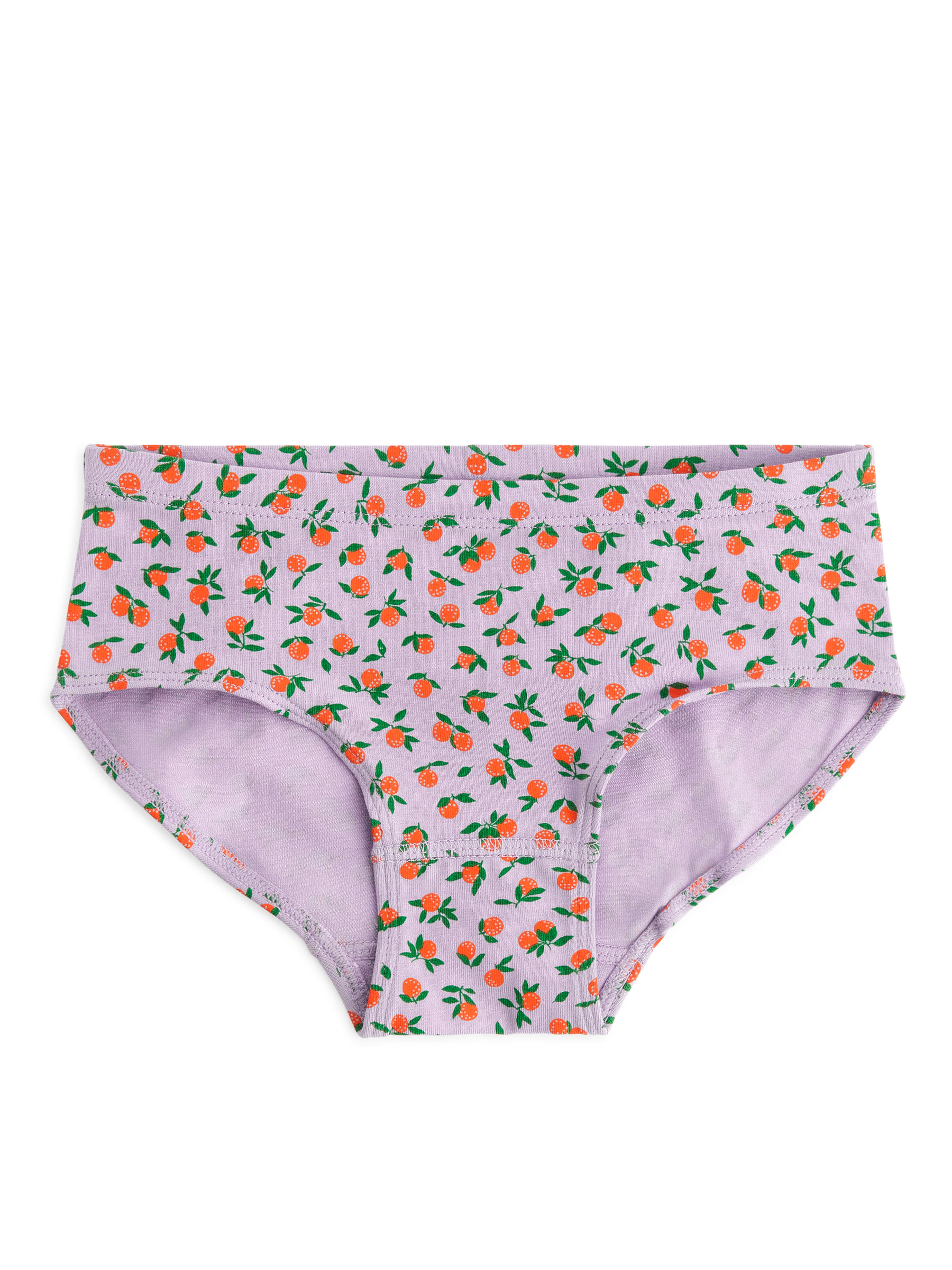 Slips aus Baumwolljersey, 3er-Set - Rosa/Flieder/Orange - Regular Fit - Kinder - StillMedia/DescriptiveStillLife - 4