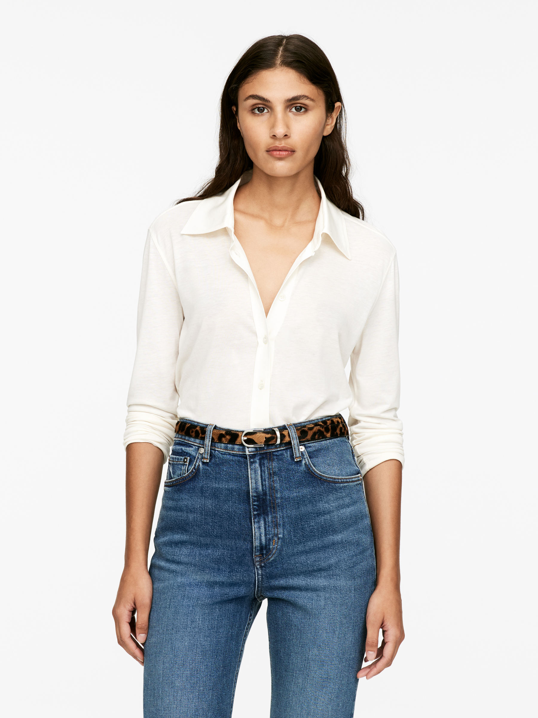 Leather Belt - Black/Beige - Women - StillMedia/Lookbook - 4