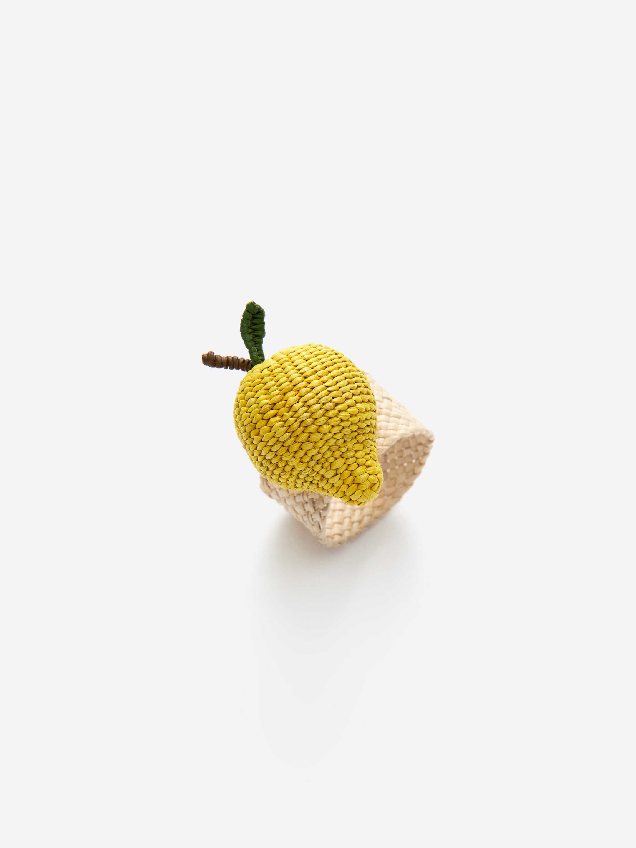 GUANABANA Napkin Ring - Off White/Yellow - Homeware - StillMedia/DescriptiveStillLife - 4