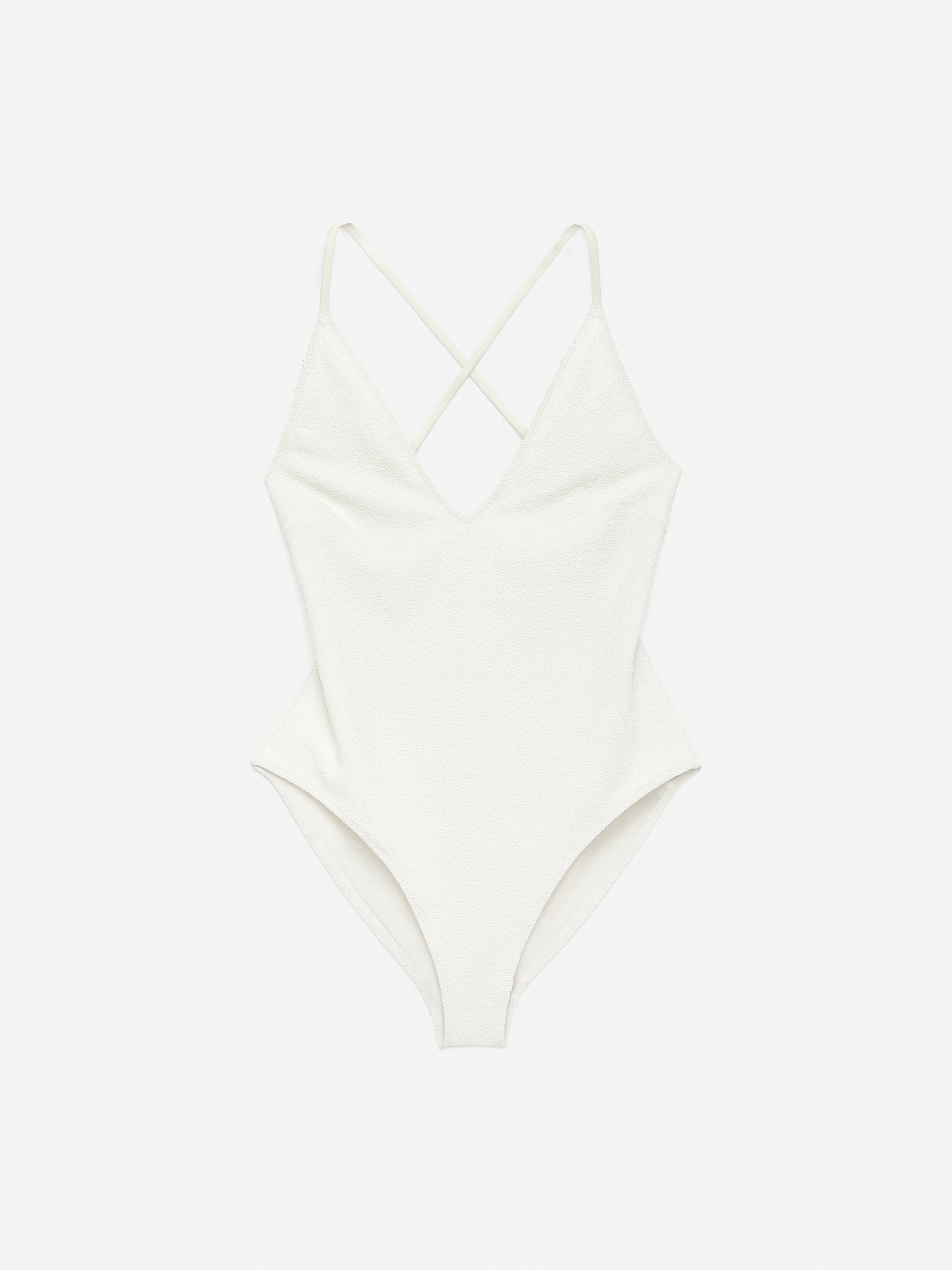 Costume da bagno strutturato-#ffffff-15490