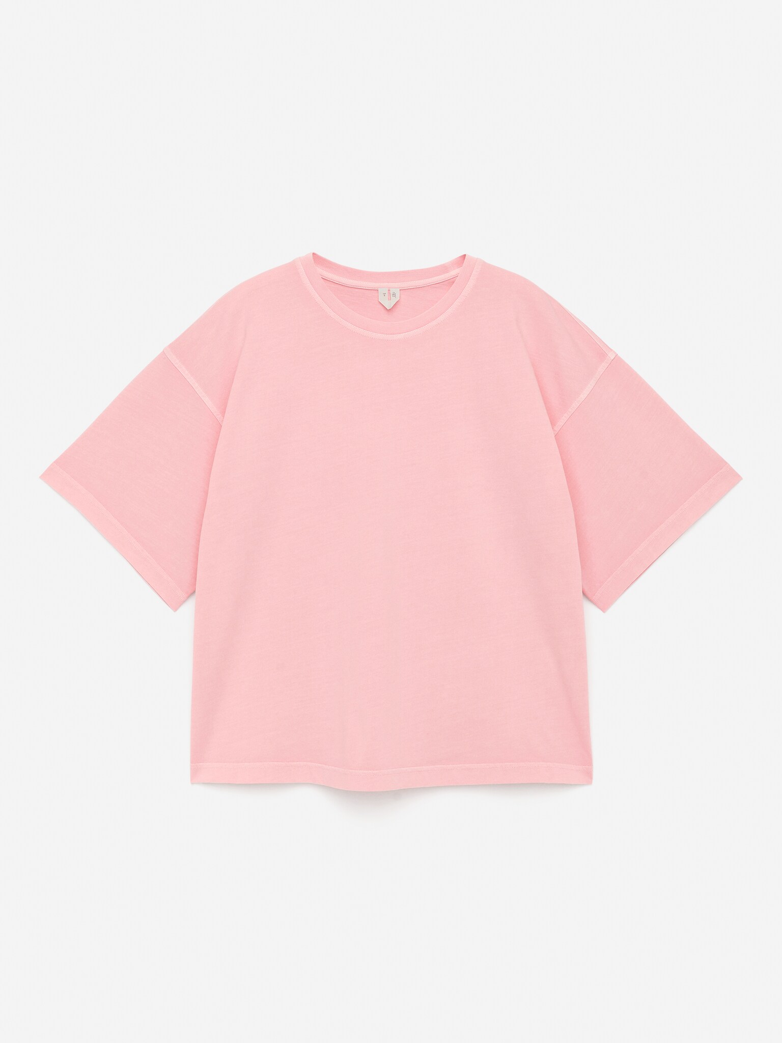 T-shirt en coton - Rose/Noir/Vert kaki/Bleu ciel - 2