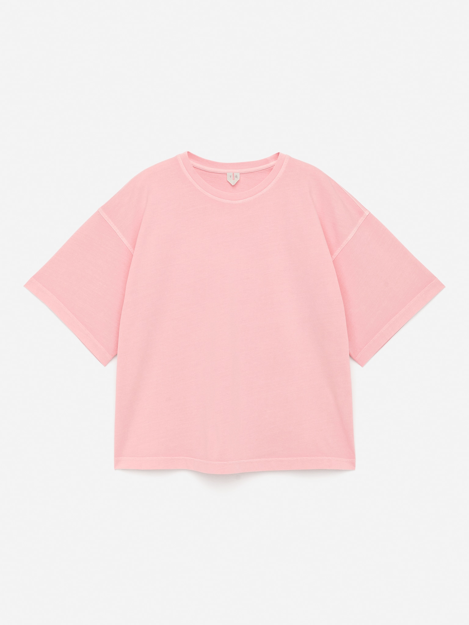 T-shirt en coton - Rose/Vert kaki/Noir/Bleu ciel - 2