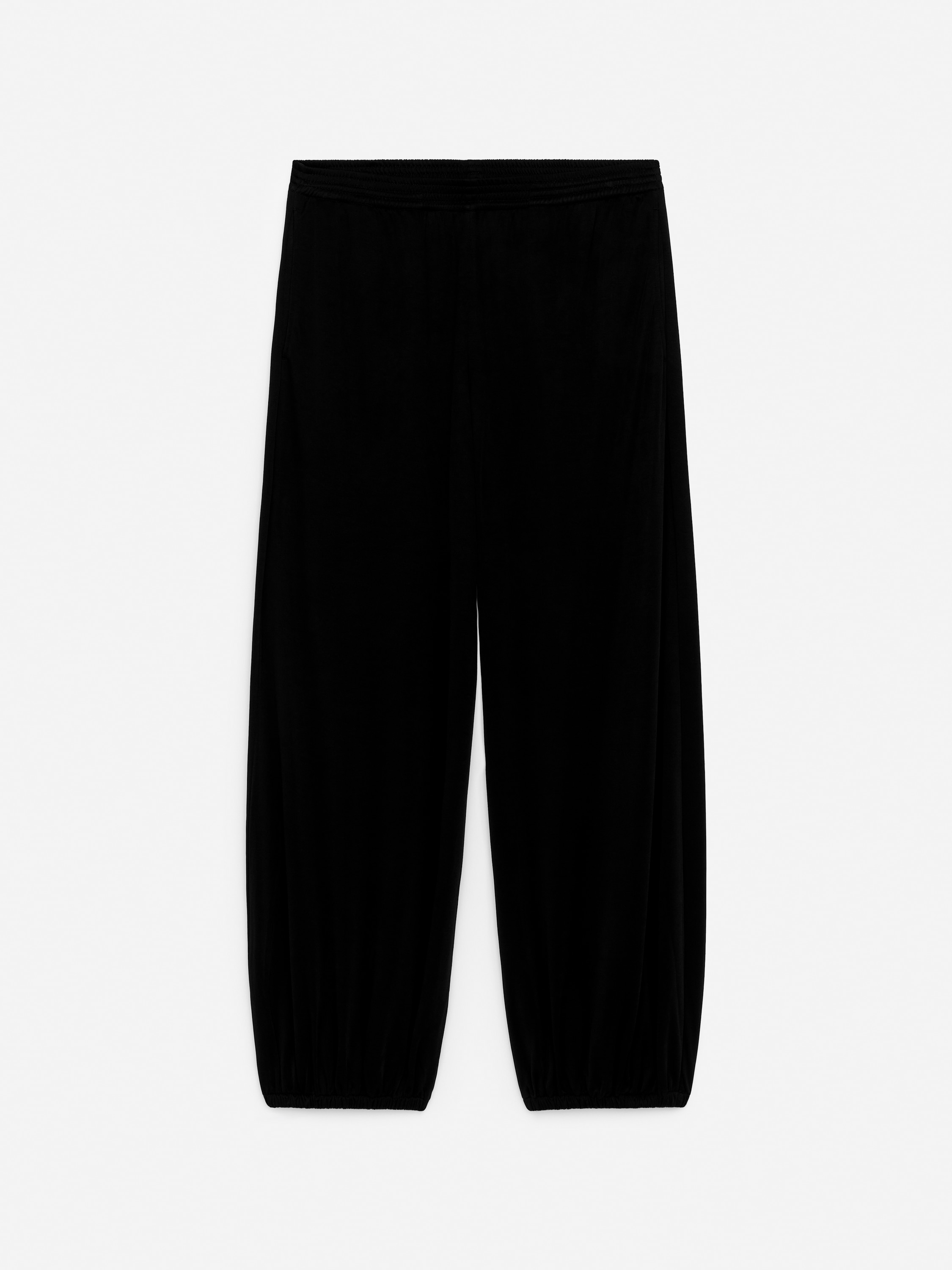 Spodnie balloon - Czarny/Złamana biel