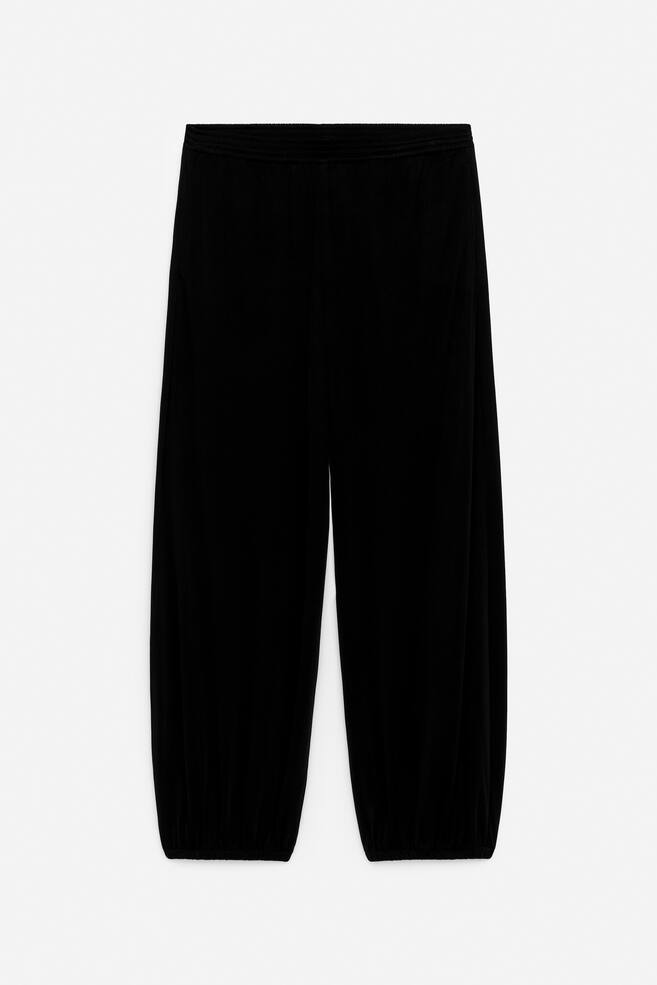 Balloon Trousers - Black - 1