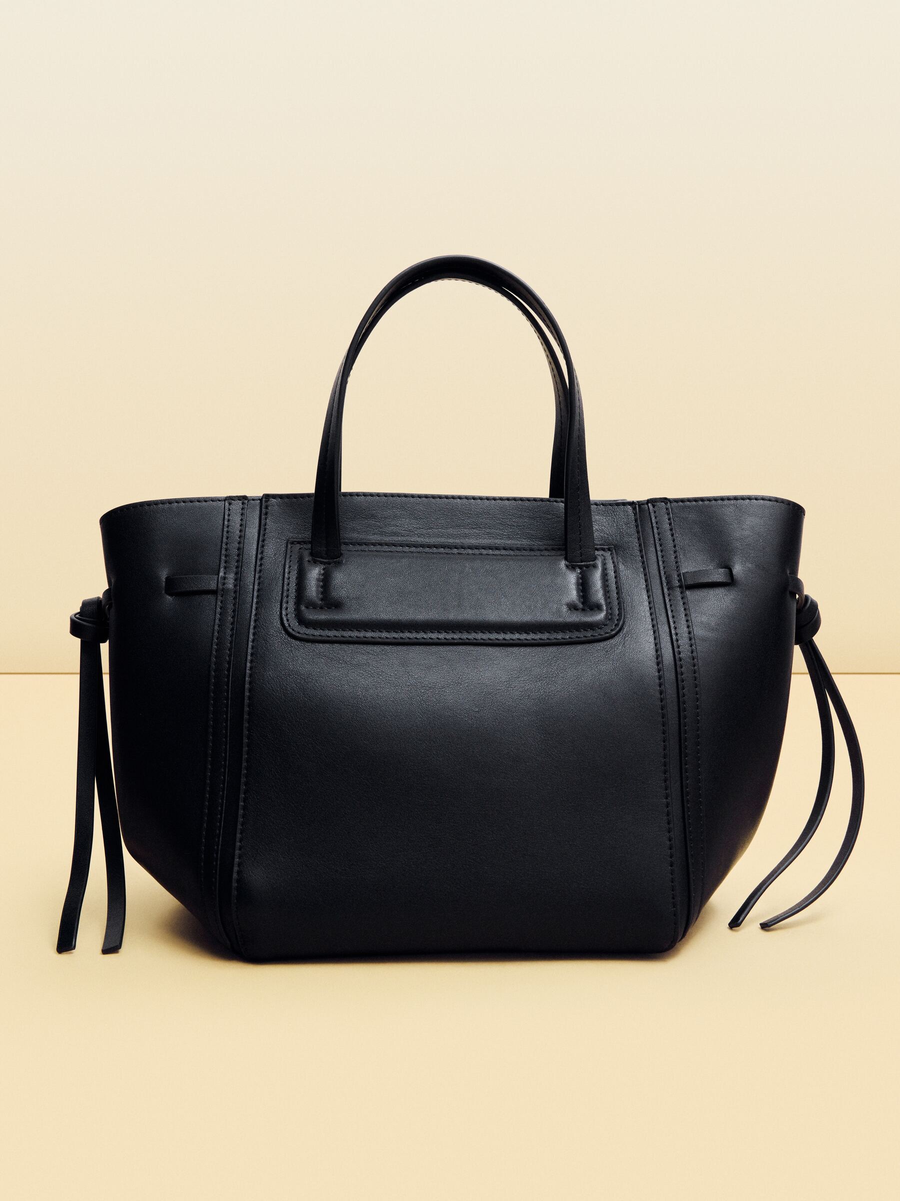Leather Tote Bag - Black - Women - StillMedia/Environmental - 1