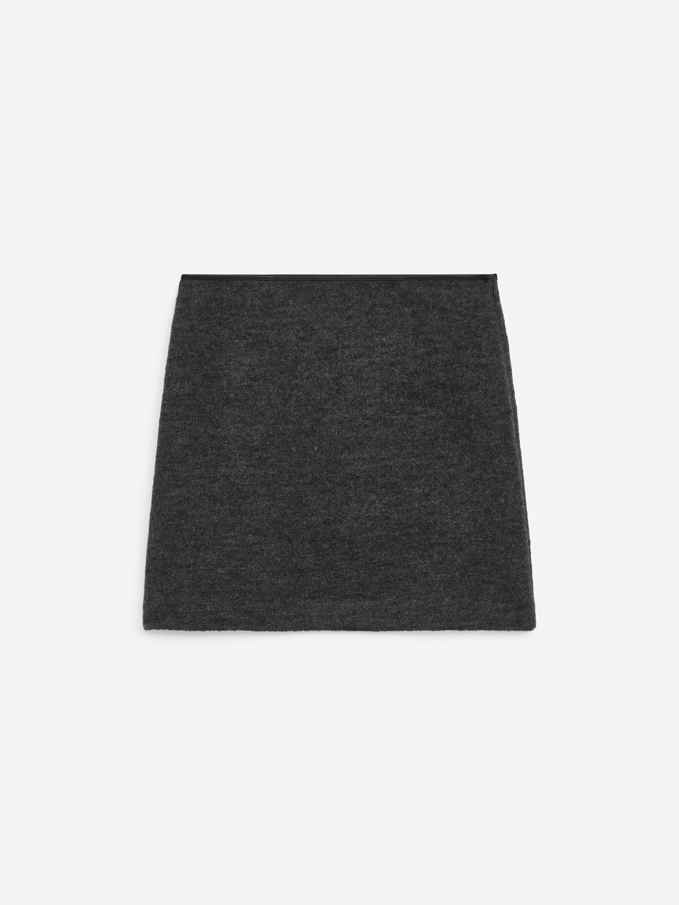 Minirock aus Wollmischung - Dunkelgrau - Regular Fit - Damen - StillMedia/DescriptiveStillLife - 1
