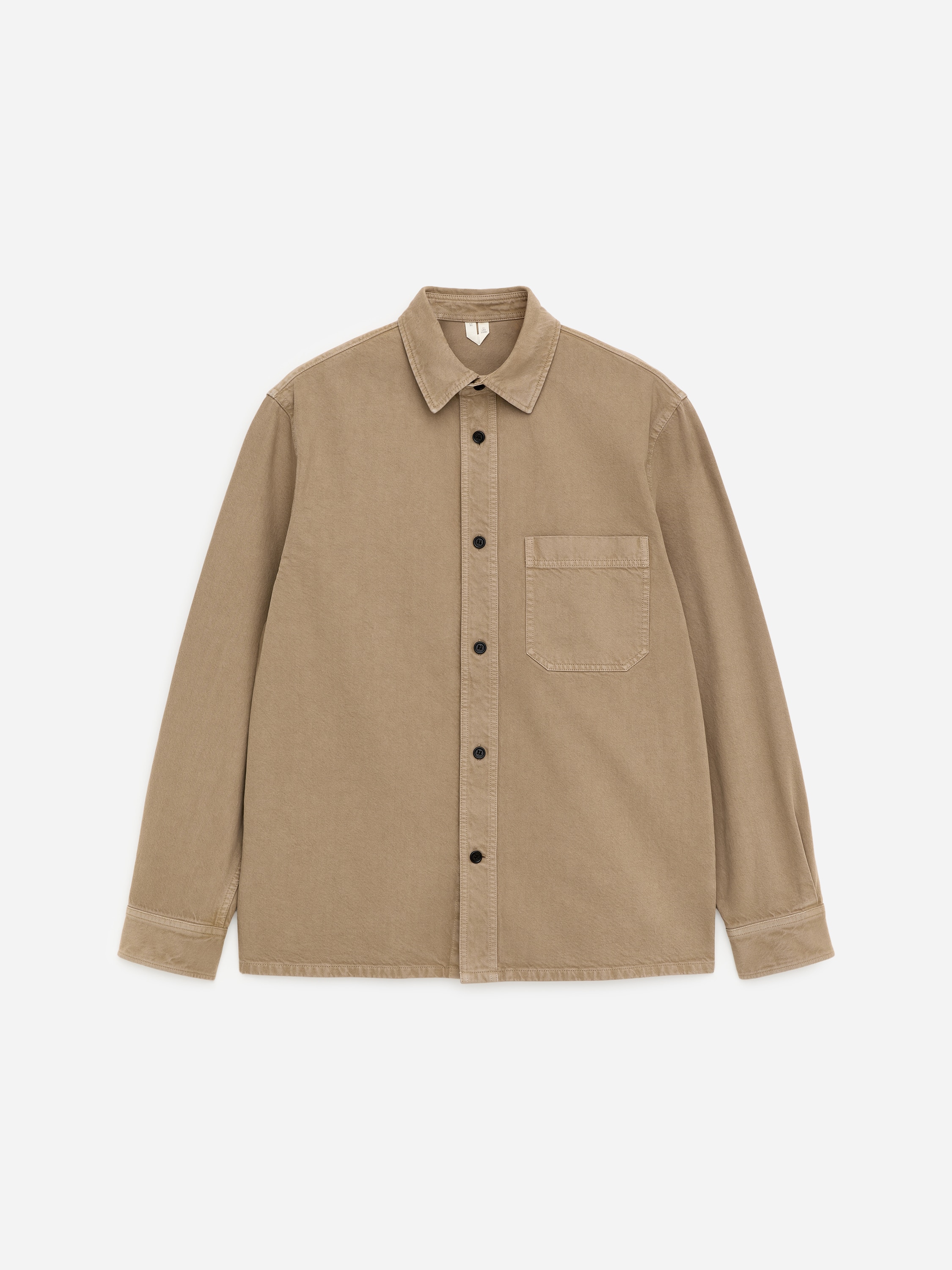 Surchemise en coton - Beige/Bleu