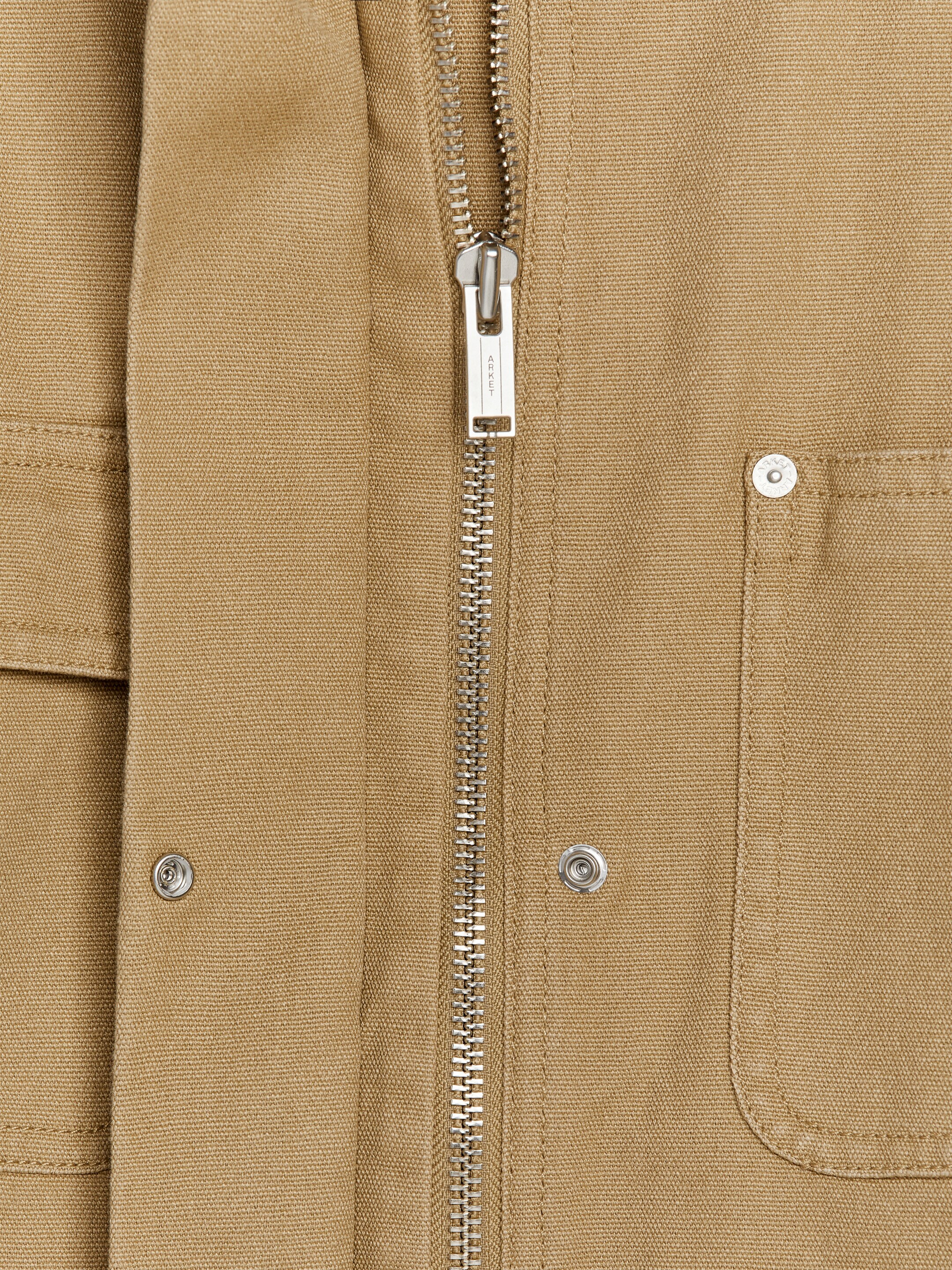 Agrandir l'image: Veste en toile doublée - Beige - FEMME | H&M CH 3