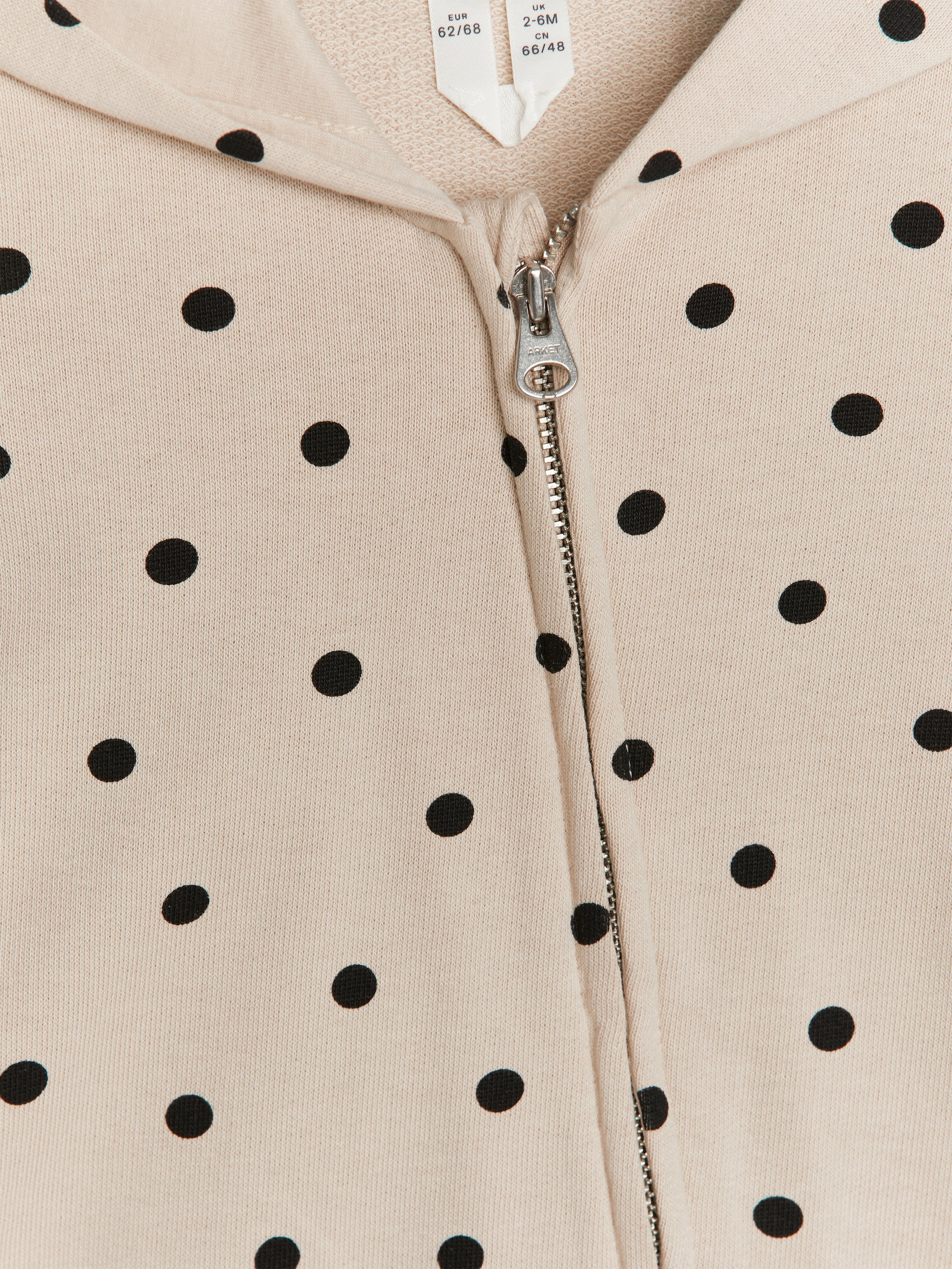 Agrandir l'image: Combinaison en jersey avec capuche - Beige/Noir - ENFANT | H&M CH 3