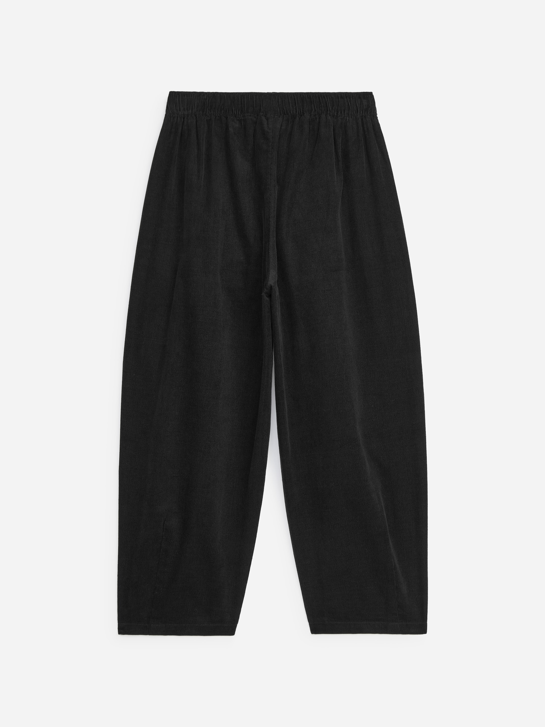 Corduroy Balloon Trousers - Svart - Relaxed fit - children - StillMedia/DescriptiveStillLife - 1