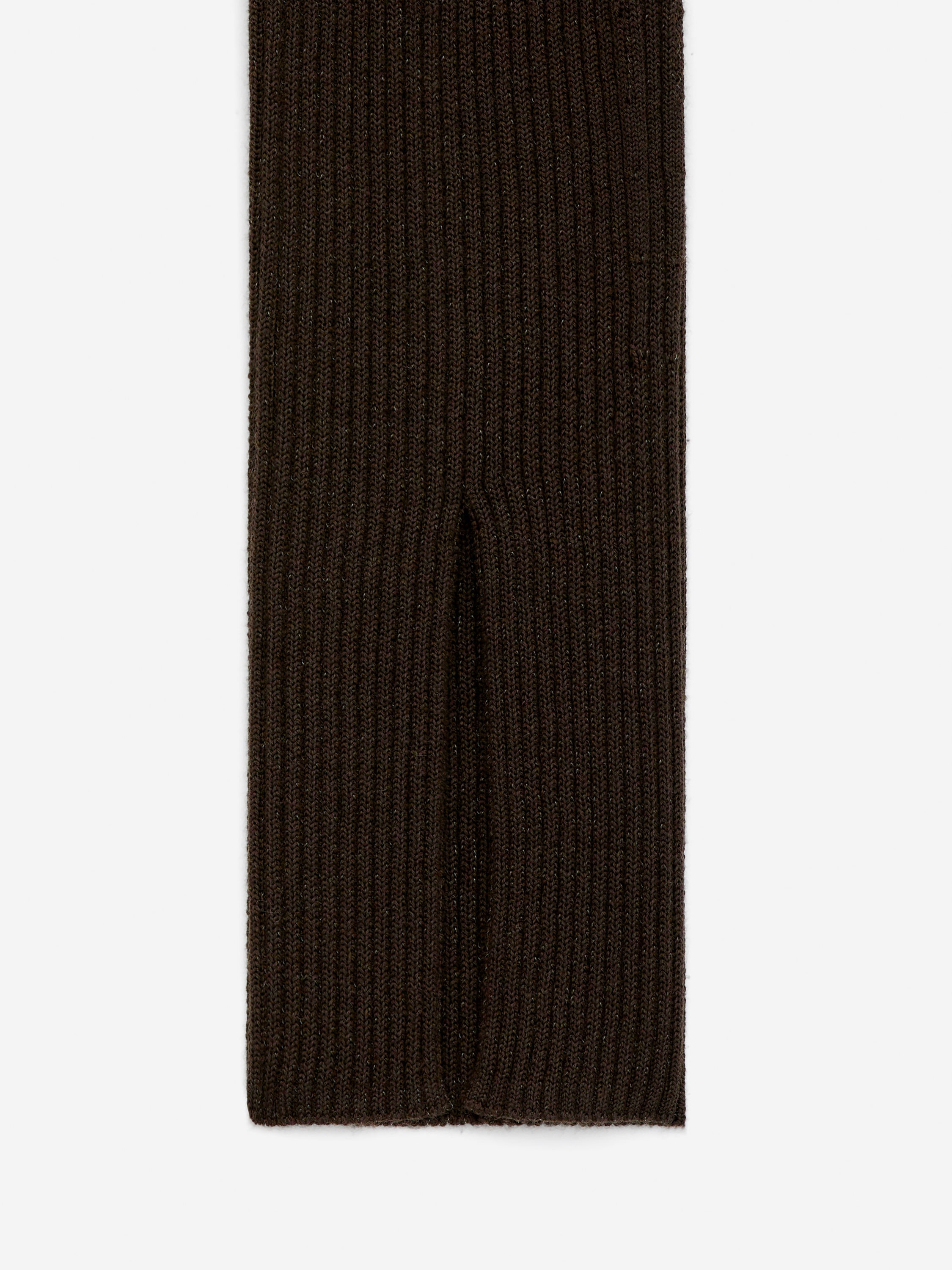 Rib-Knitted Leggings - Dark Brown - Slim fit - Women - StillMedia/DescriptiveDetail - 2