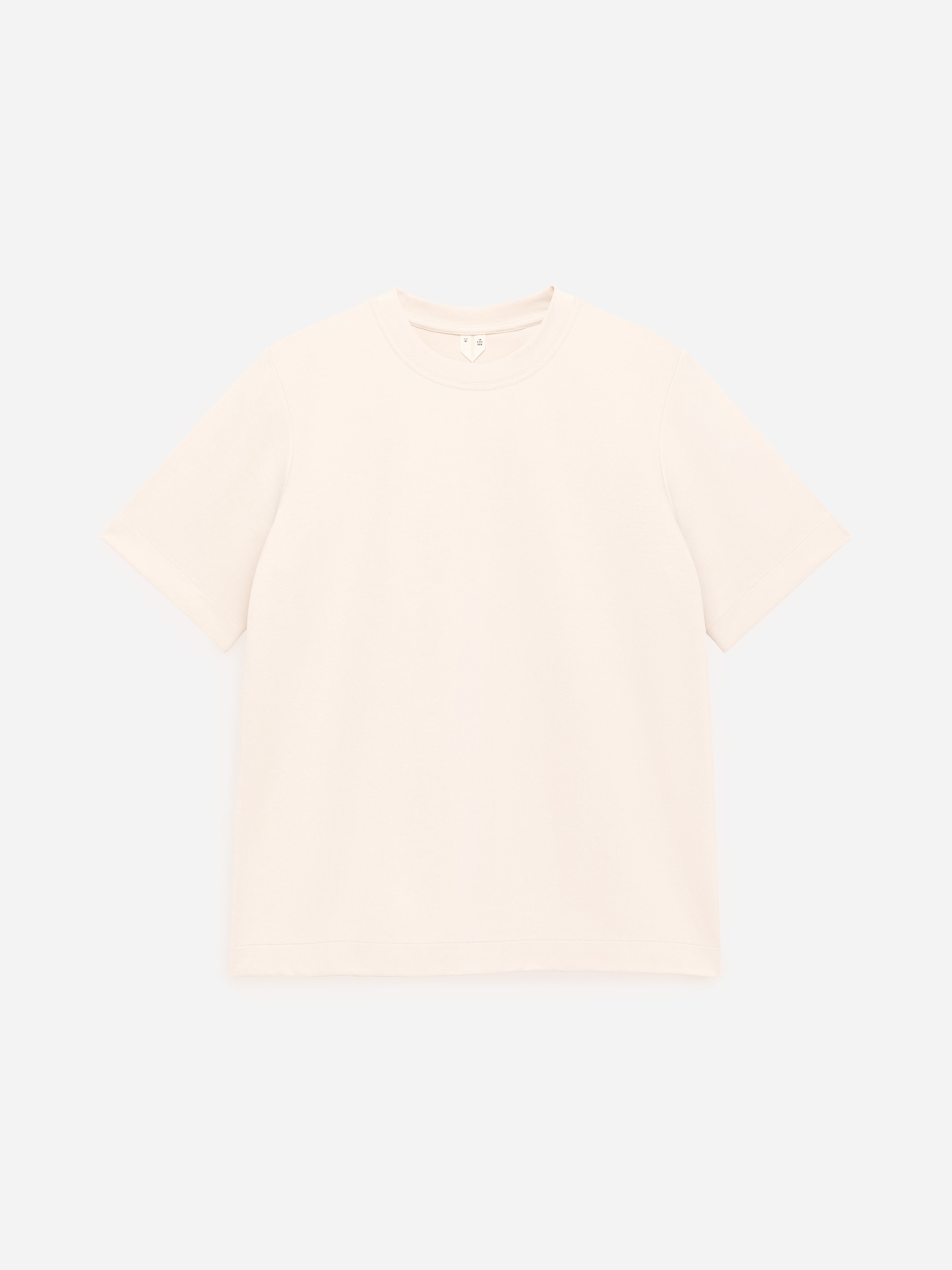 Signature Constructed T-Shirt - Light Beige - Regular fit - Women - StillMedia/DescriptiveStillLife - 2