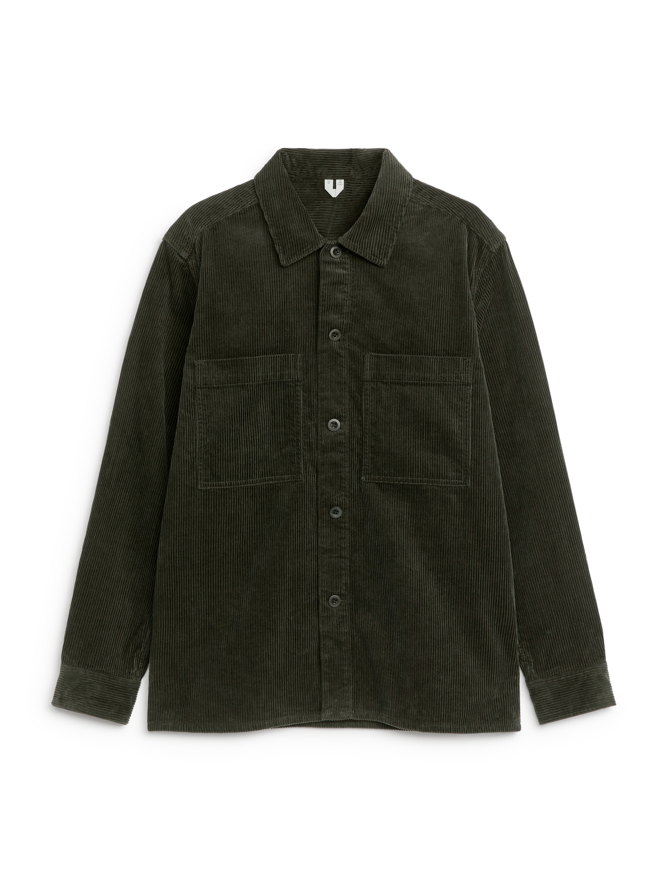 Corduroy Overshirt - Dark Green - Regular fit - Men - StillMedia/DescriptiveStillLife - 2