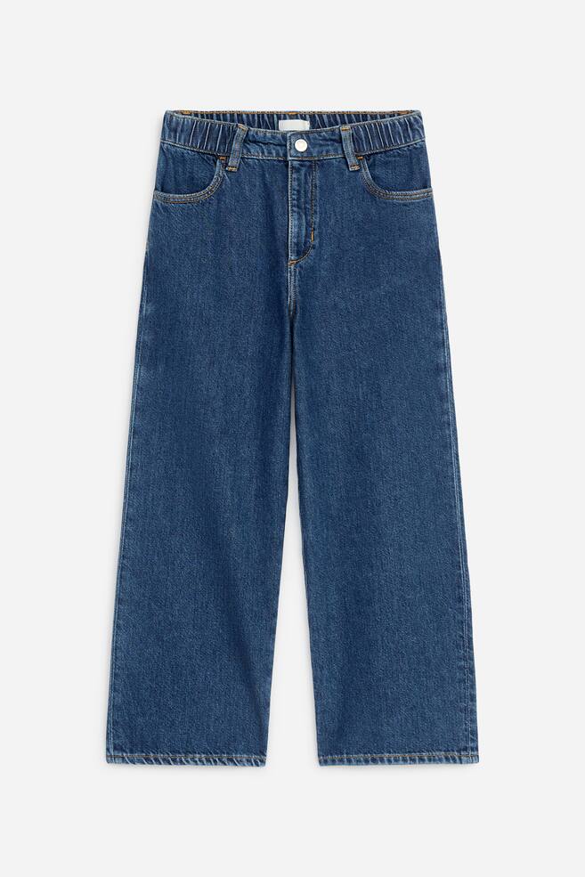 Weite Jeanshose - Dunkelblau/Schwarz/Lila/Rosa/Blau/Hellgrün/Schwarz/Gelb - 1