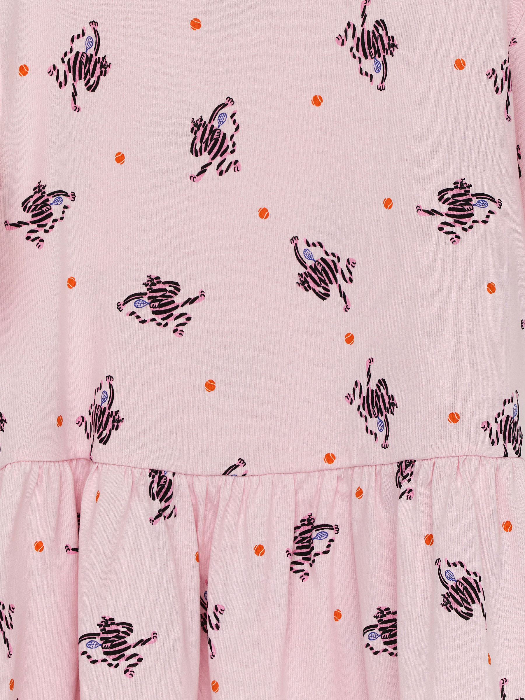 Jersey Frill Dress - Pink - Relaxed fit - Children - StillMedia/DescriptiveDetail - 3