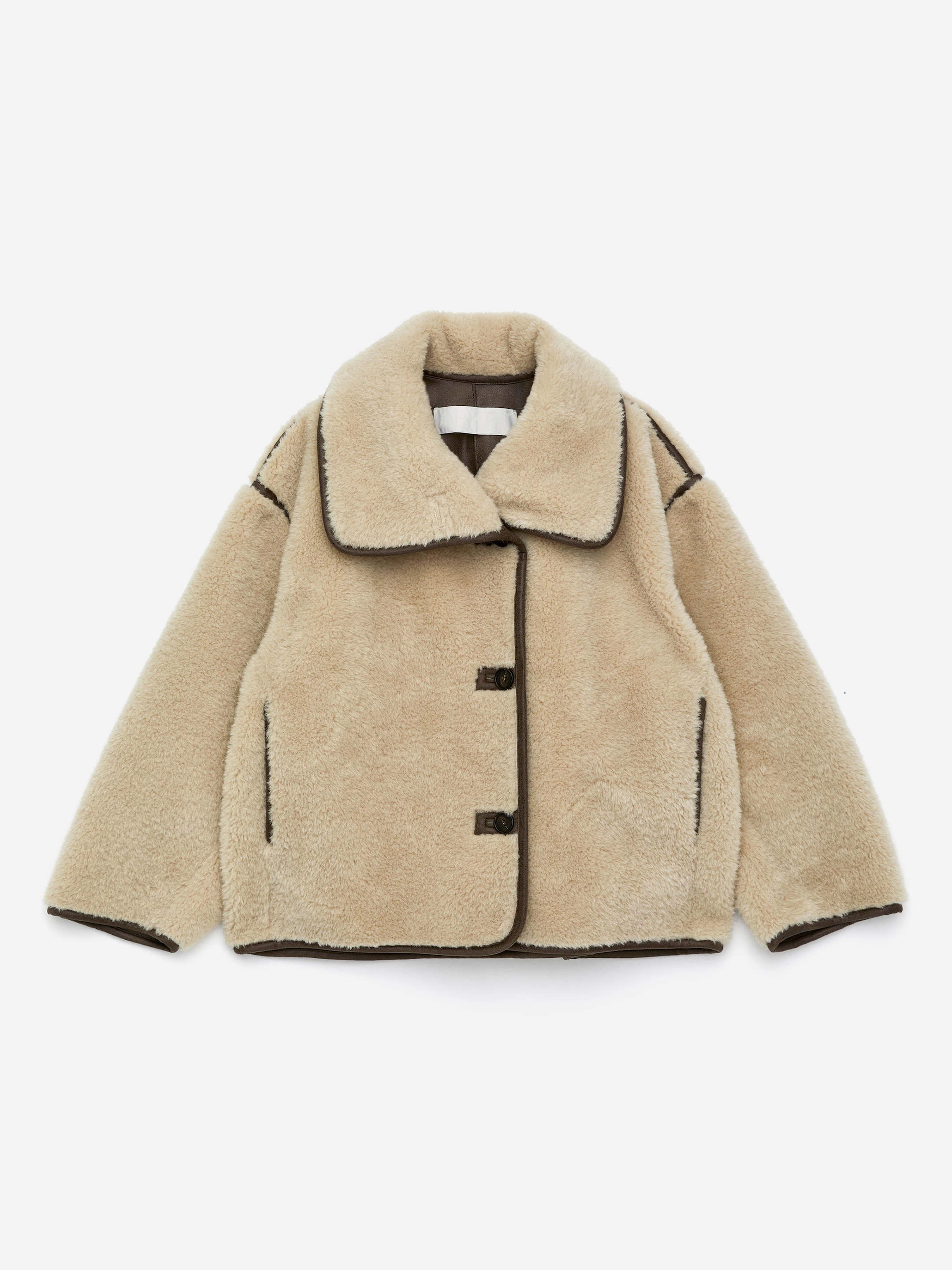 Visualizza immagine più grande: Giacca corta in pile - Beige - DONNA | H&M IT 5