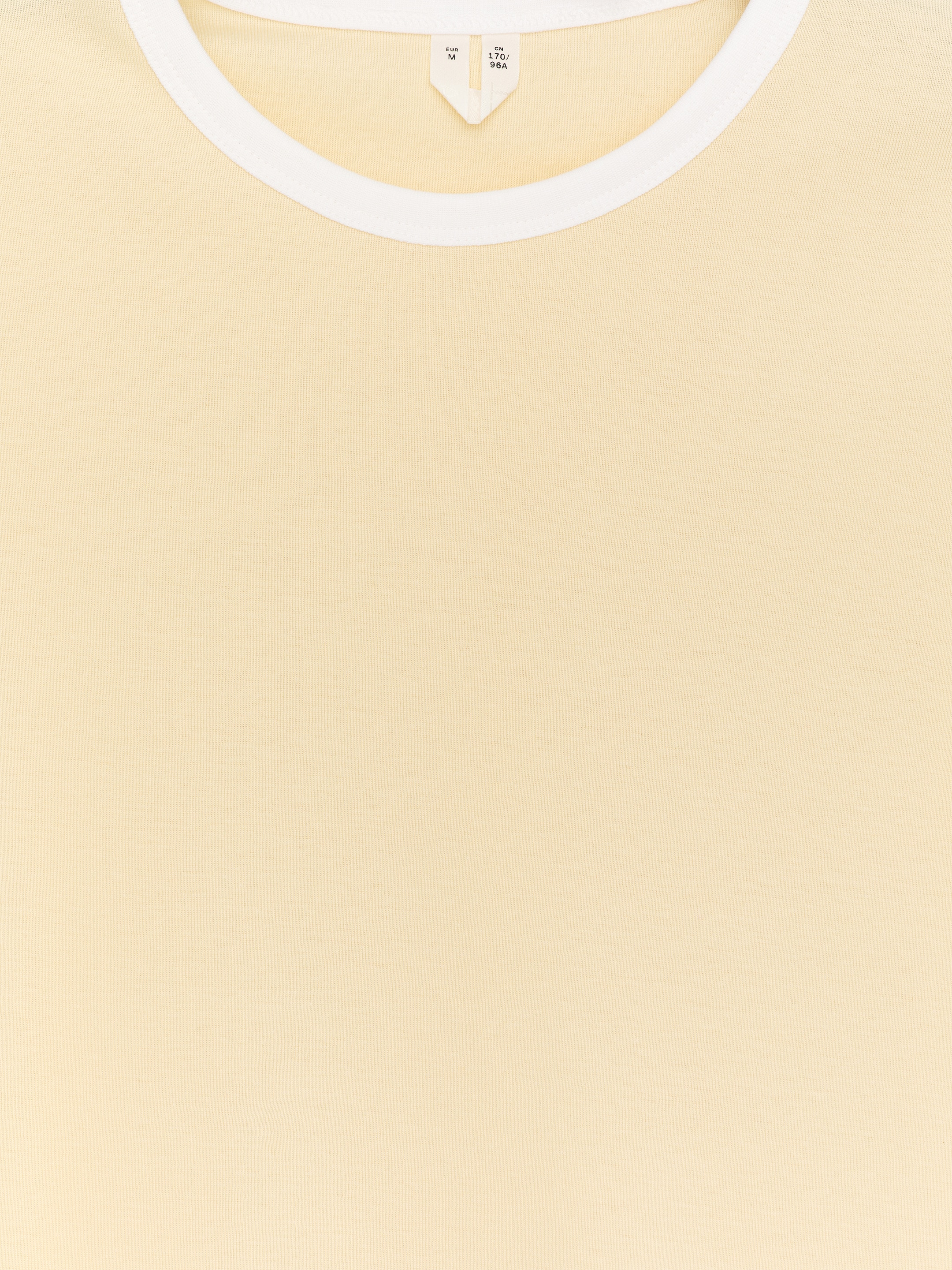 T-shirt côtelé - Jaune - Slim fit - Femme - StillMedia/DescriptiveDetail - 1