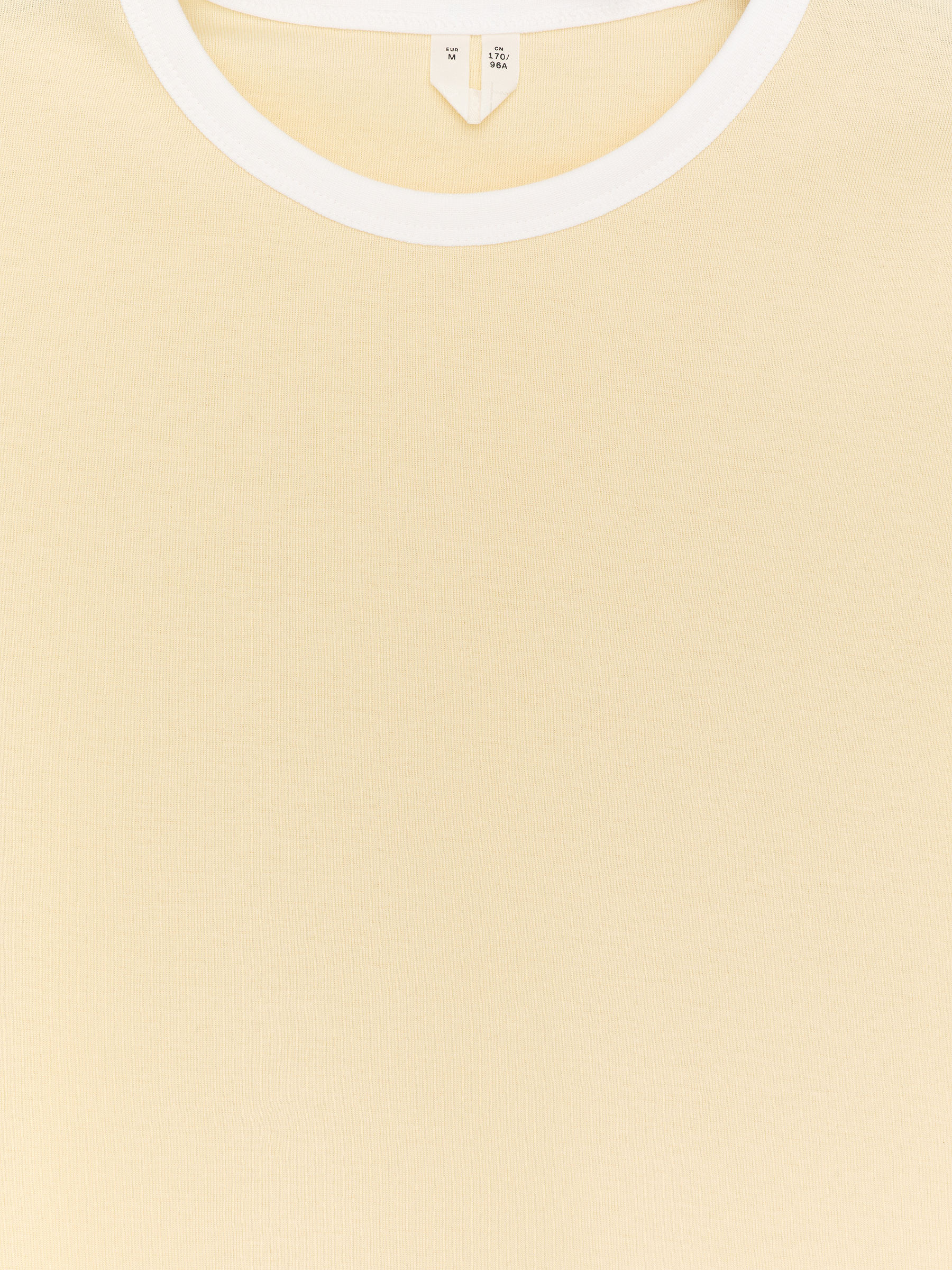 Camiseta de canalé - Amarillo - Corte ajustado - Women - StillMedia/DescriptiveDetail - 1