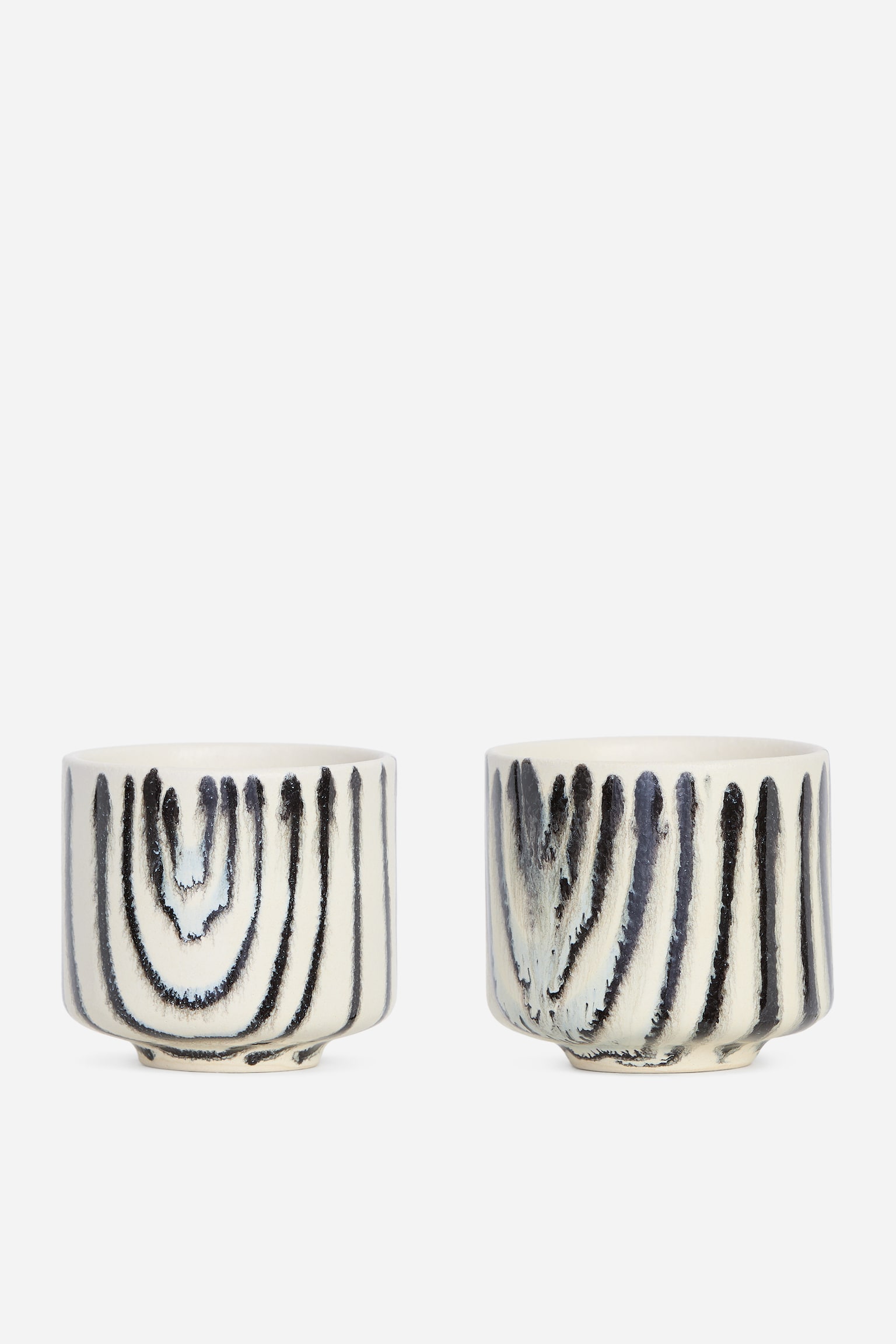 Juego de 2 tazas de gres - 1