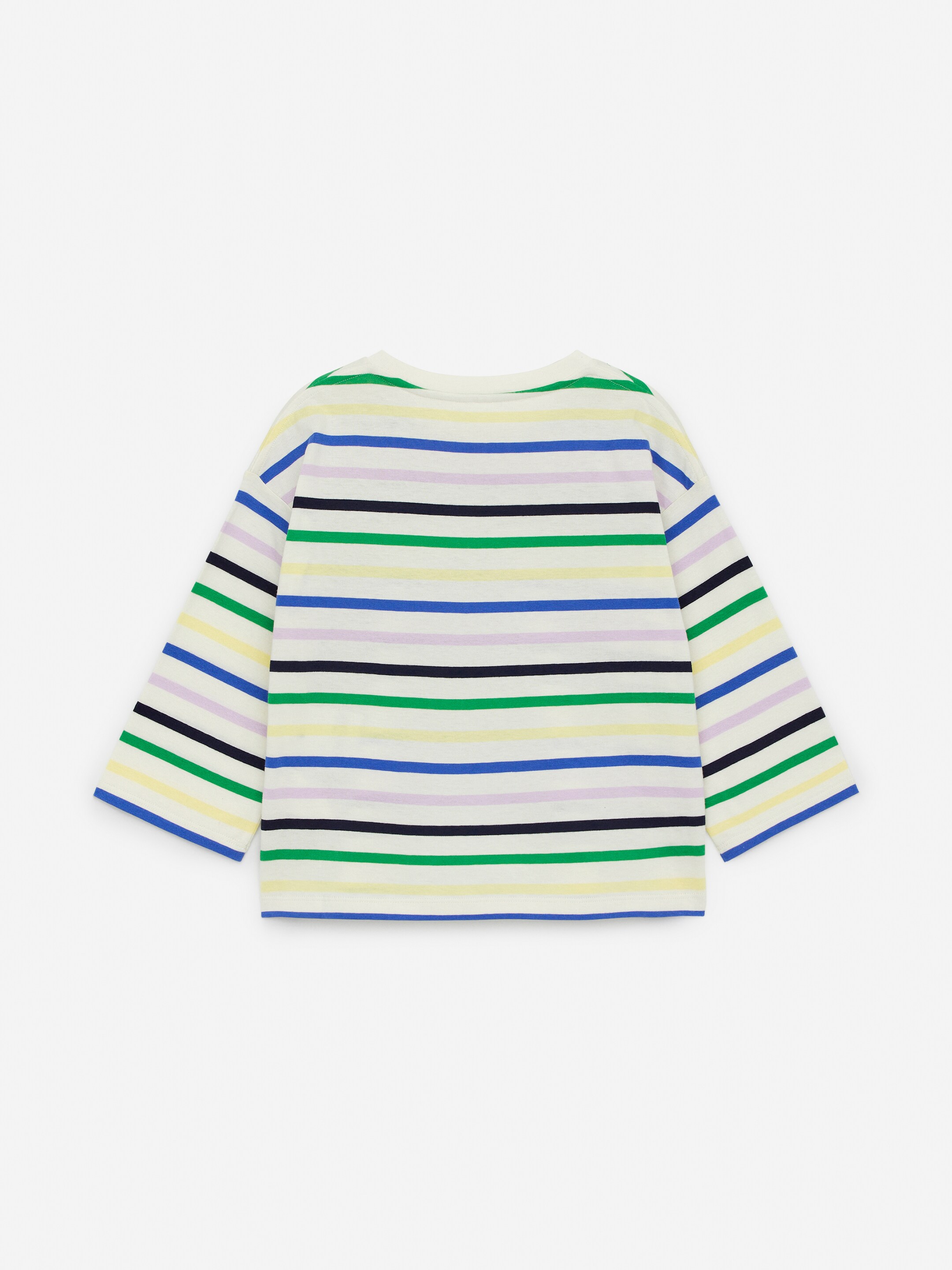 View larger image: Long-Sleeved T-Shirt - Off White/Multi stripe - Kids | H&M GB 2