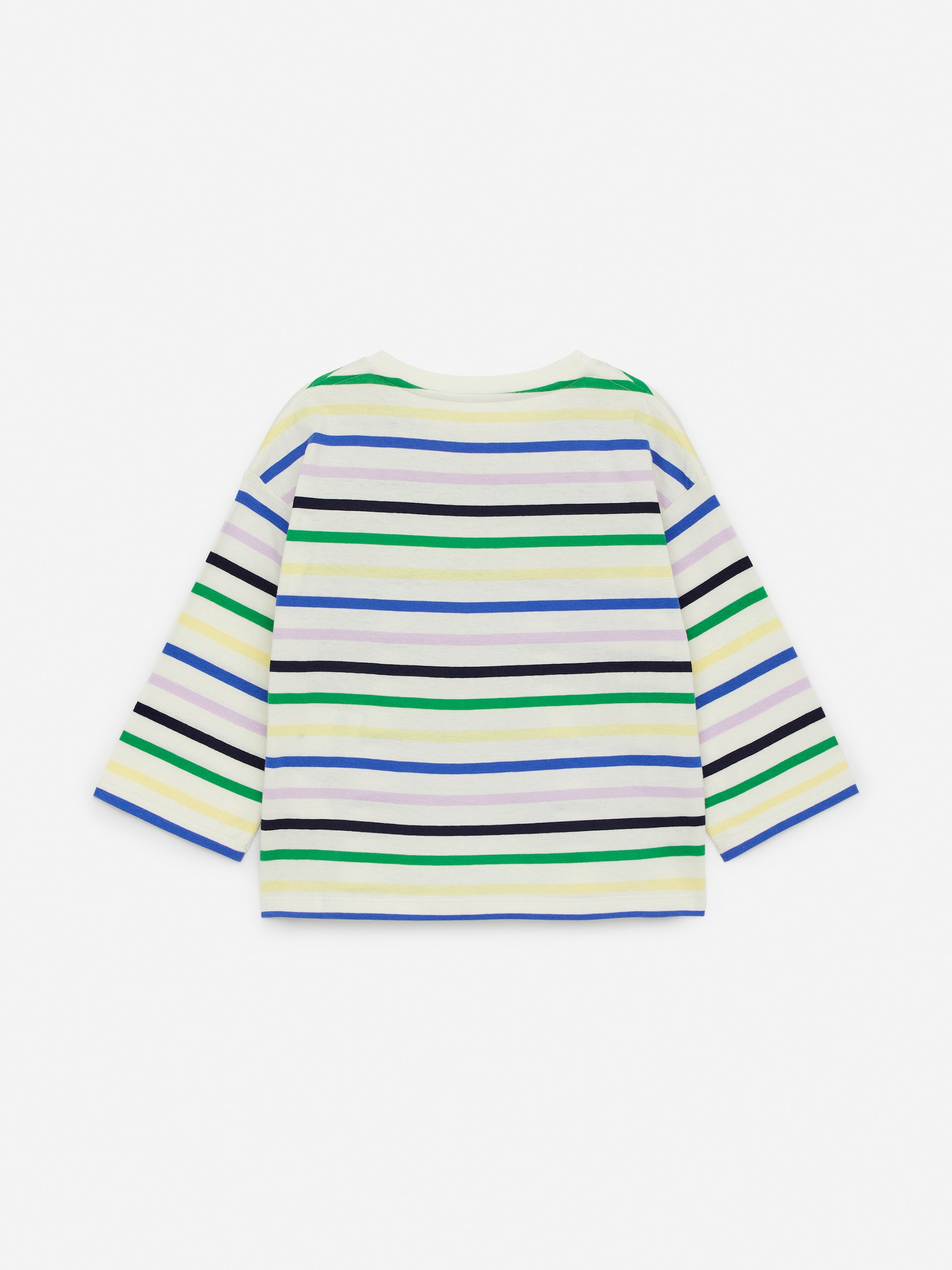 Zobrazit větší obrázek: Tričko s dlouhým rukávem - Off White/Multi stripe - DĚTI | H&M CZ 2