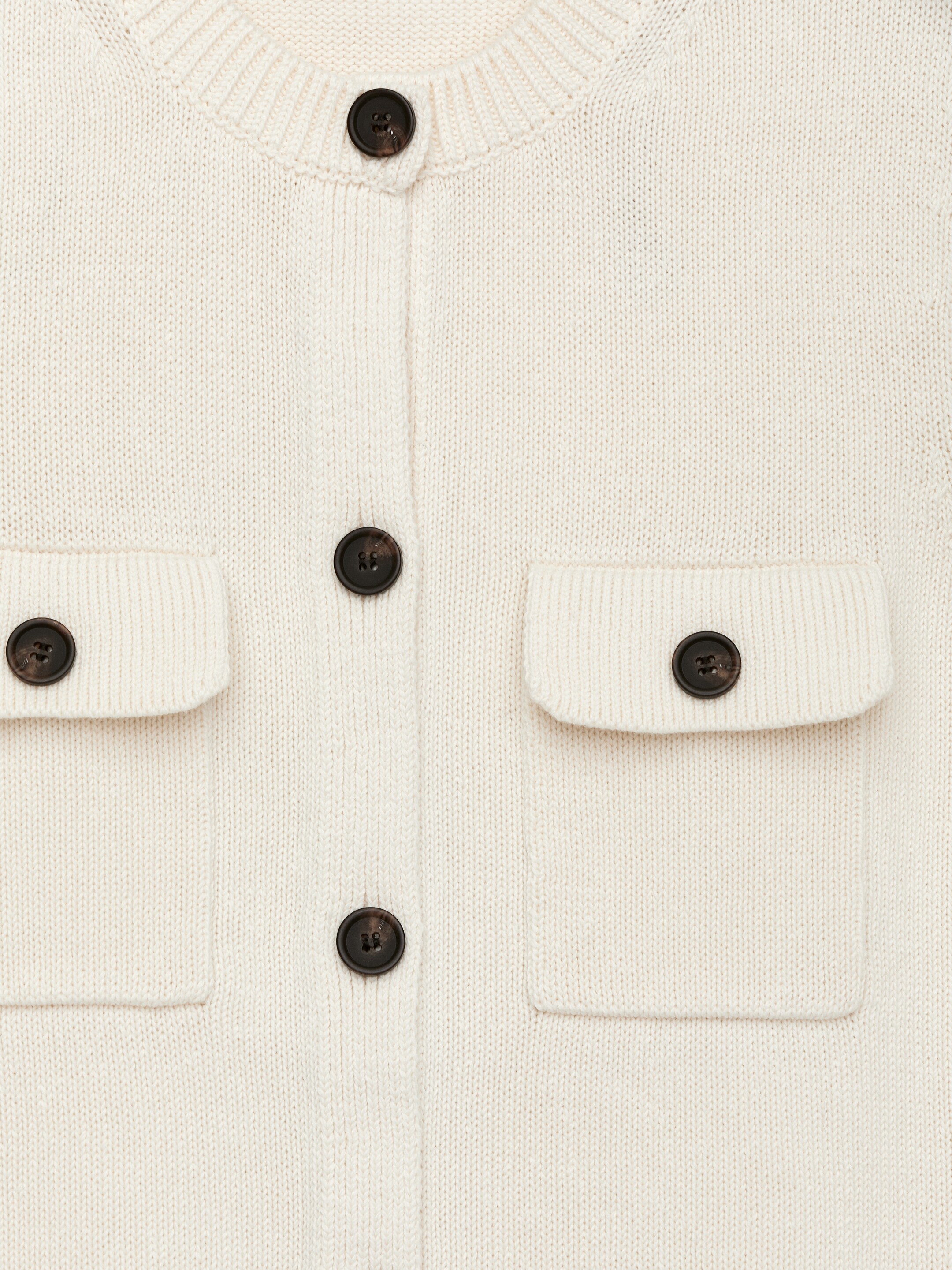 Agrandir l'image: Gilet en maille de coton - Blanc - FEMME | H&M FR 6