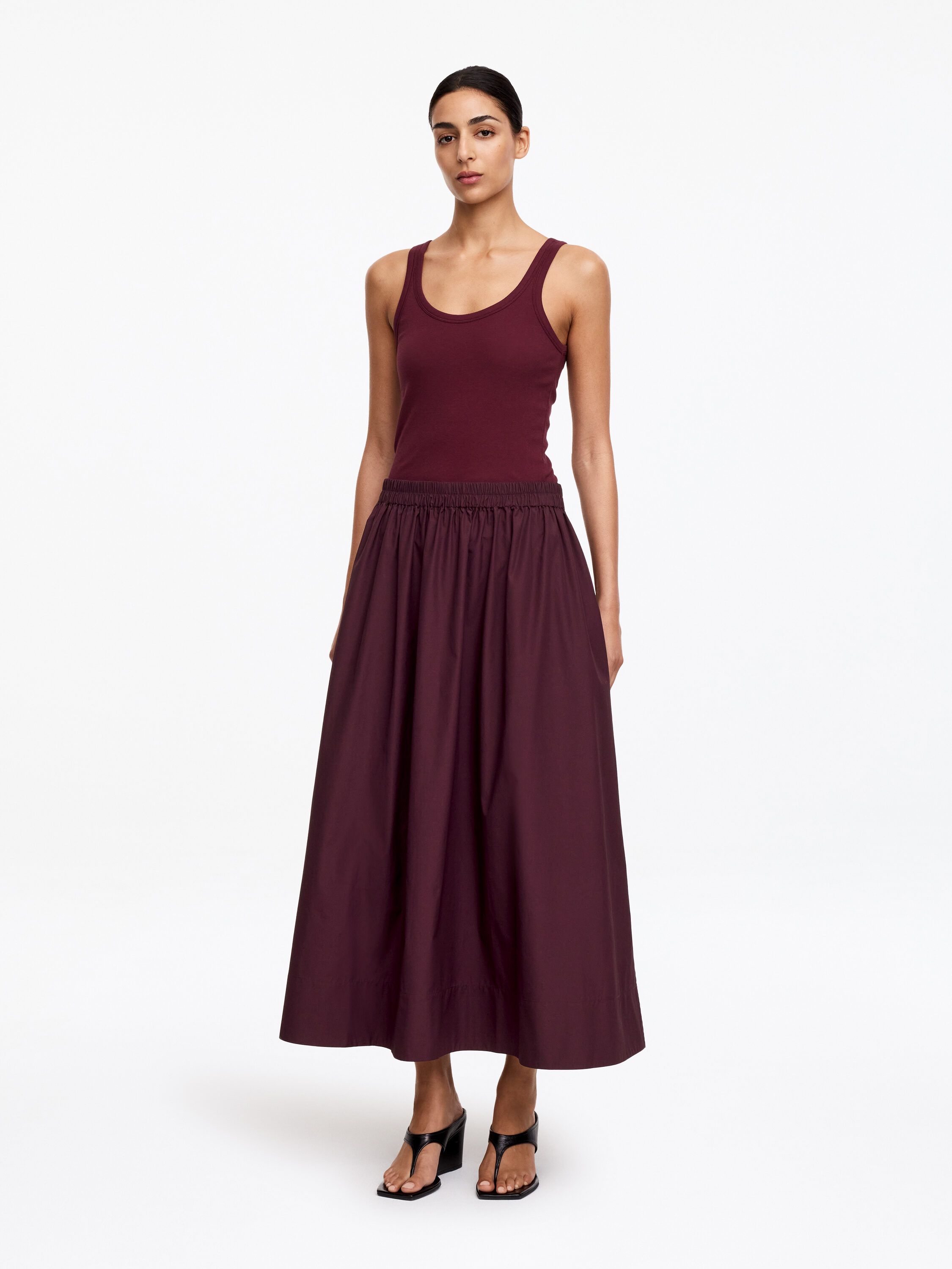Midi Cotton Skirt