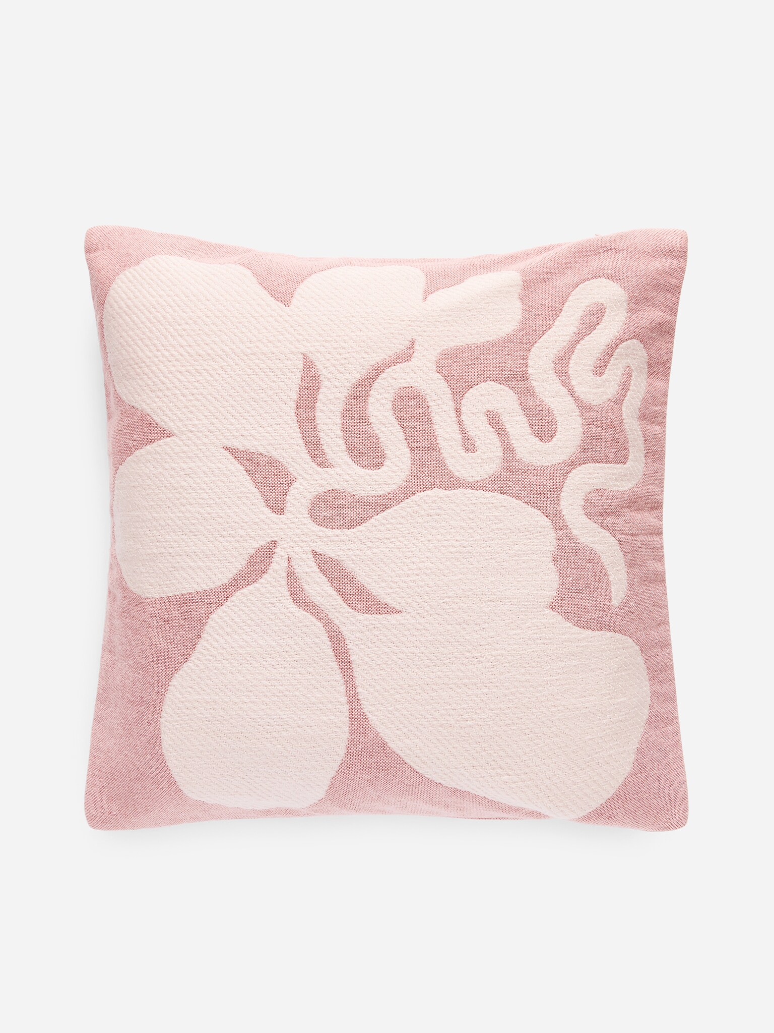 Cotton Wool Cushion Cover 50 x 50 cm - Pink/Blue/Beige/Off White/Green - 2