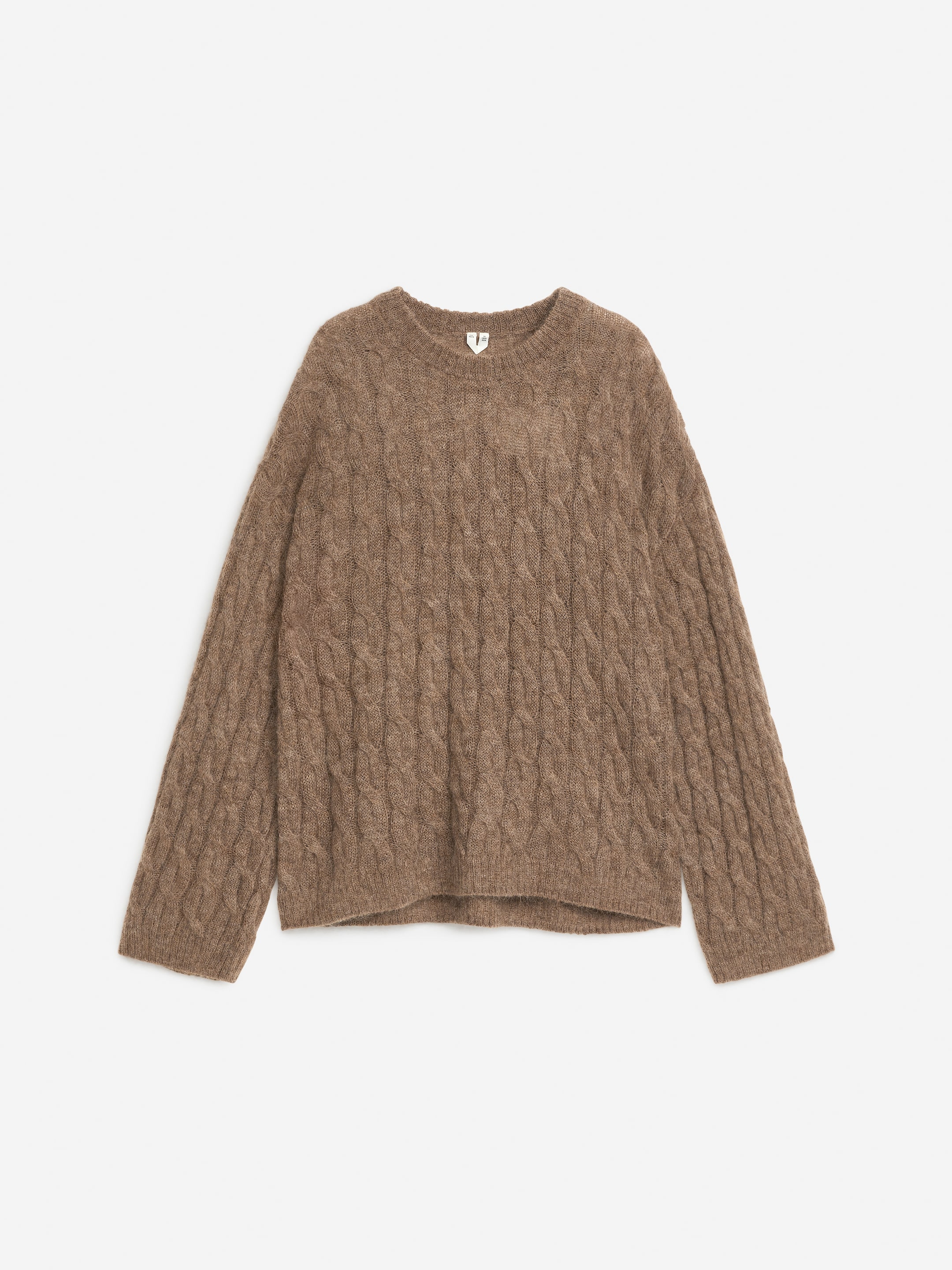 Se større billede: Trøje i mohair-uldblend - Mørk beige - DAME | H&M DK 1