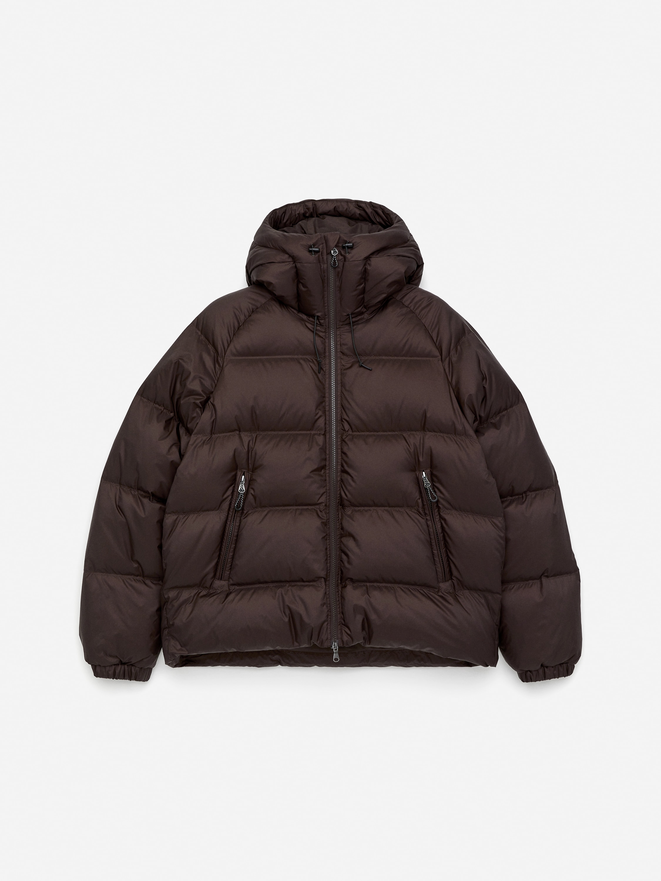 Veste de sport Upcycled Down - Marron foncé/Noir/Vert foncé/Orange