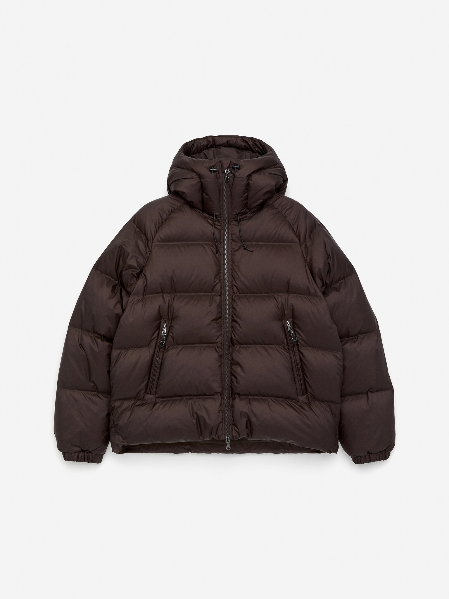 Veste de sport Upcycled Down - Marron foncé/Noir/Vert foncé/Orange - 2