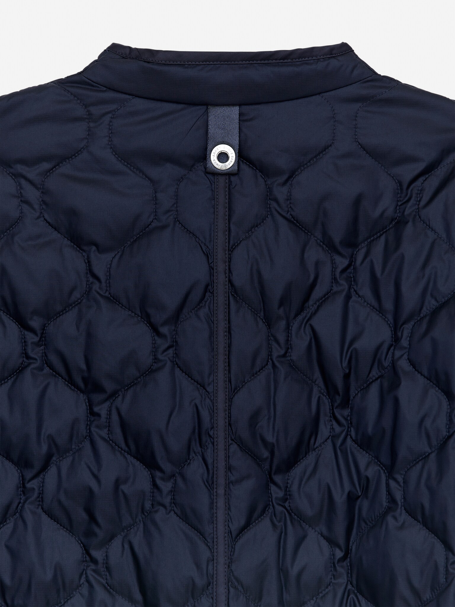 2-in-1 Upcycled Down Liner Jacket - Dark Blue/Khaki Green - 2