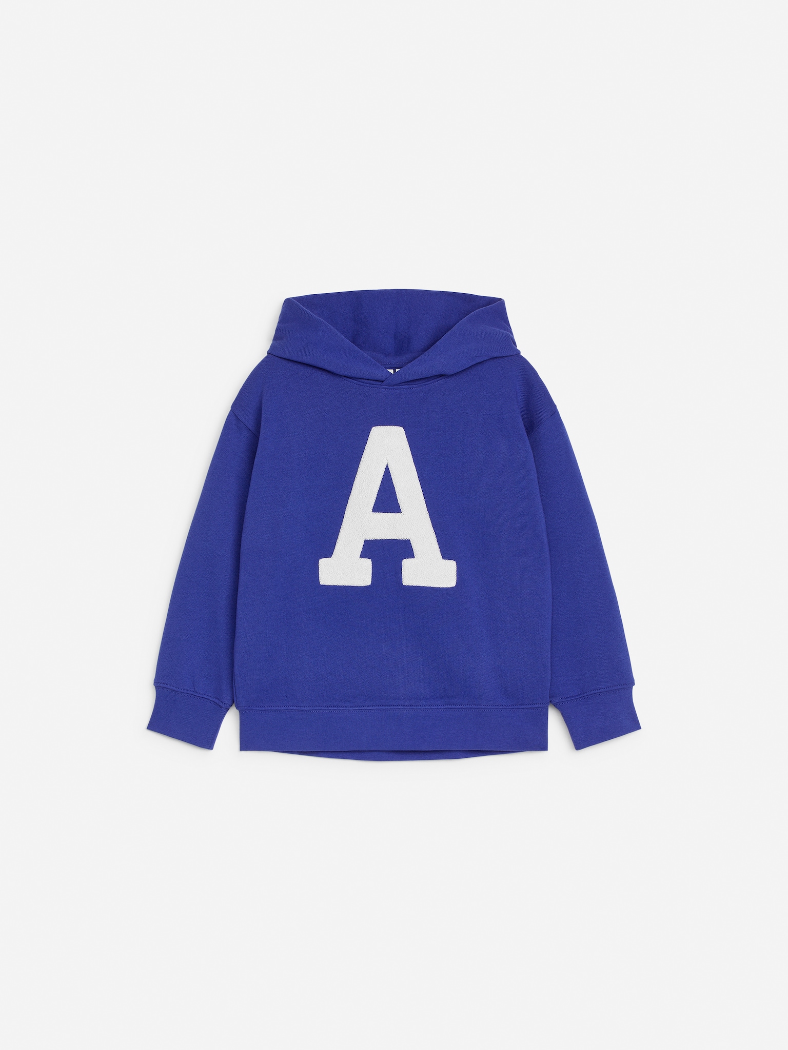 Kapuzenpullover mit Stickerei - Blau - 1