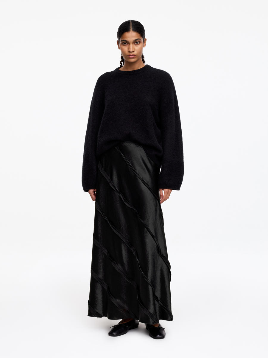 ARKET Women's  Fluid Skirt Black,  size 36