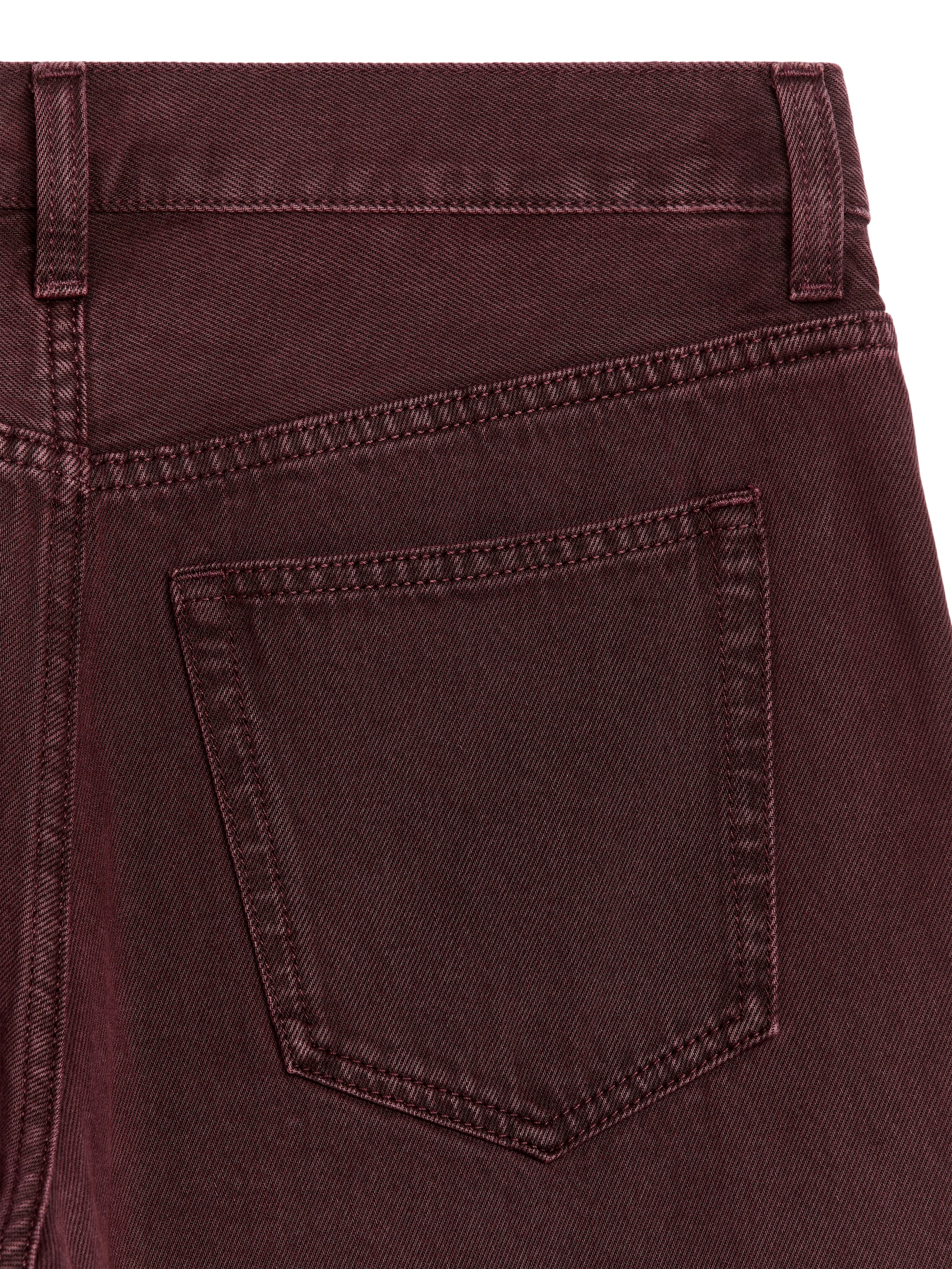 View larger image: CLOUD Loose Wide Jeans - Burgundy - Ladies | H&M GB 2