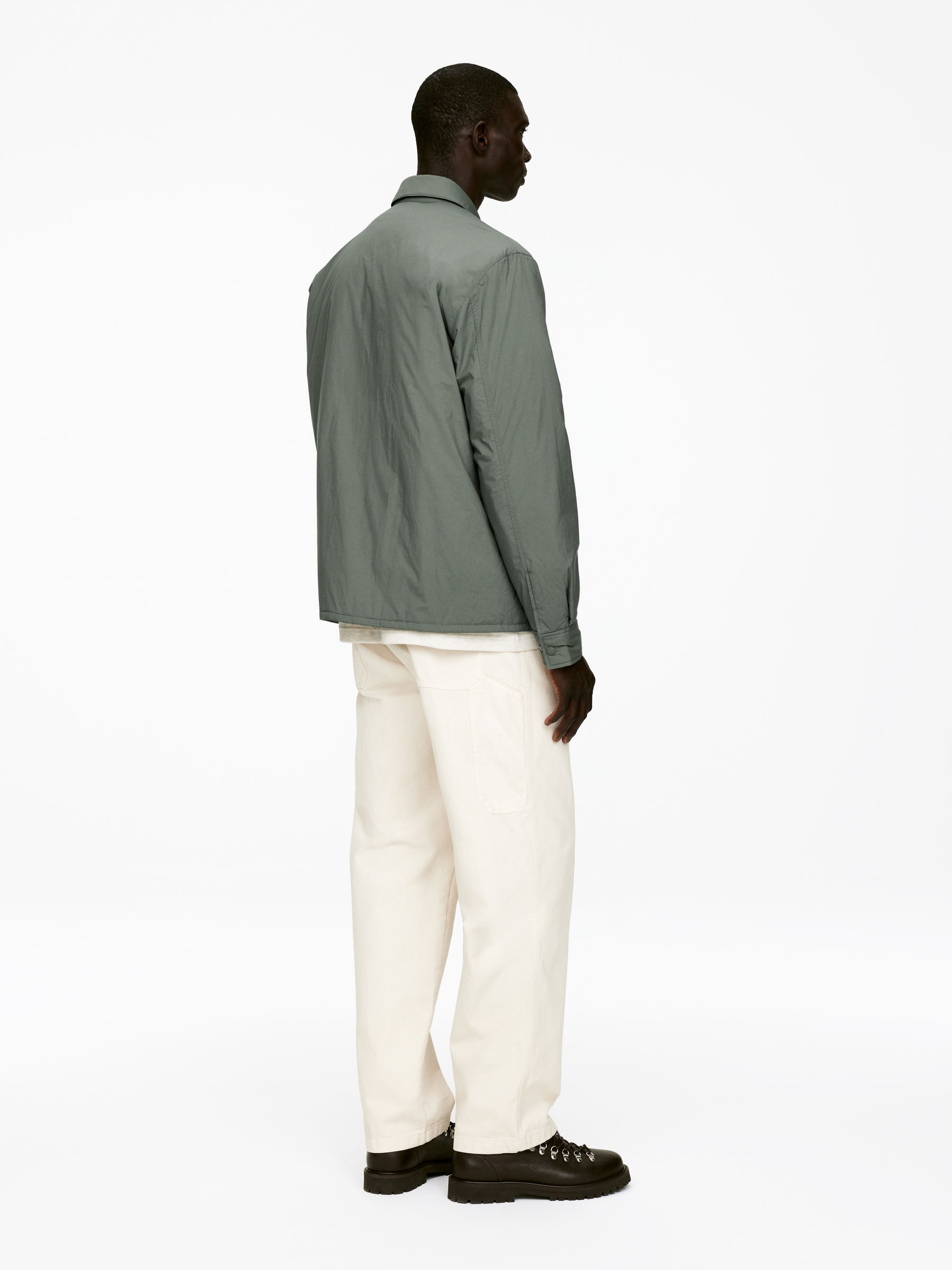 Light-Padded Overshirt - Green - Regular fit - Men - StillMedia/Lookbook - 6