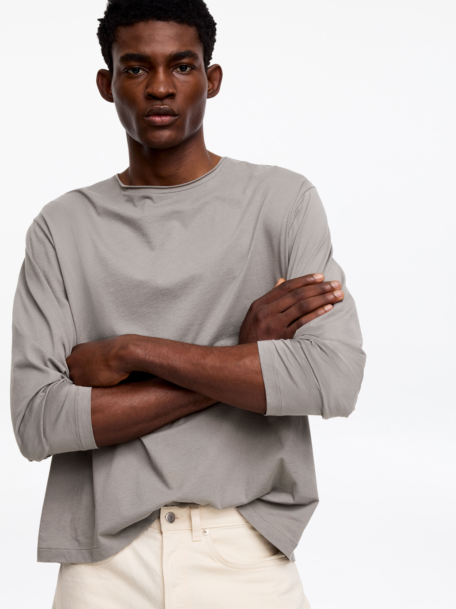 Long-Sleeve T-Shirt - Mole - Regular fit - Men - StillMedia/Lookbook - 4