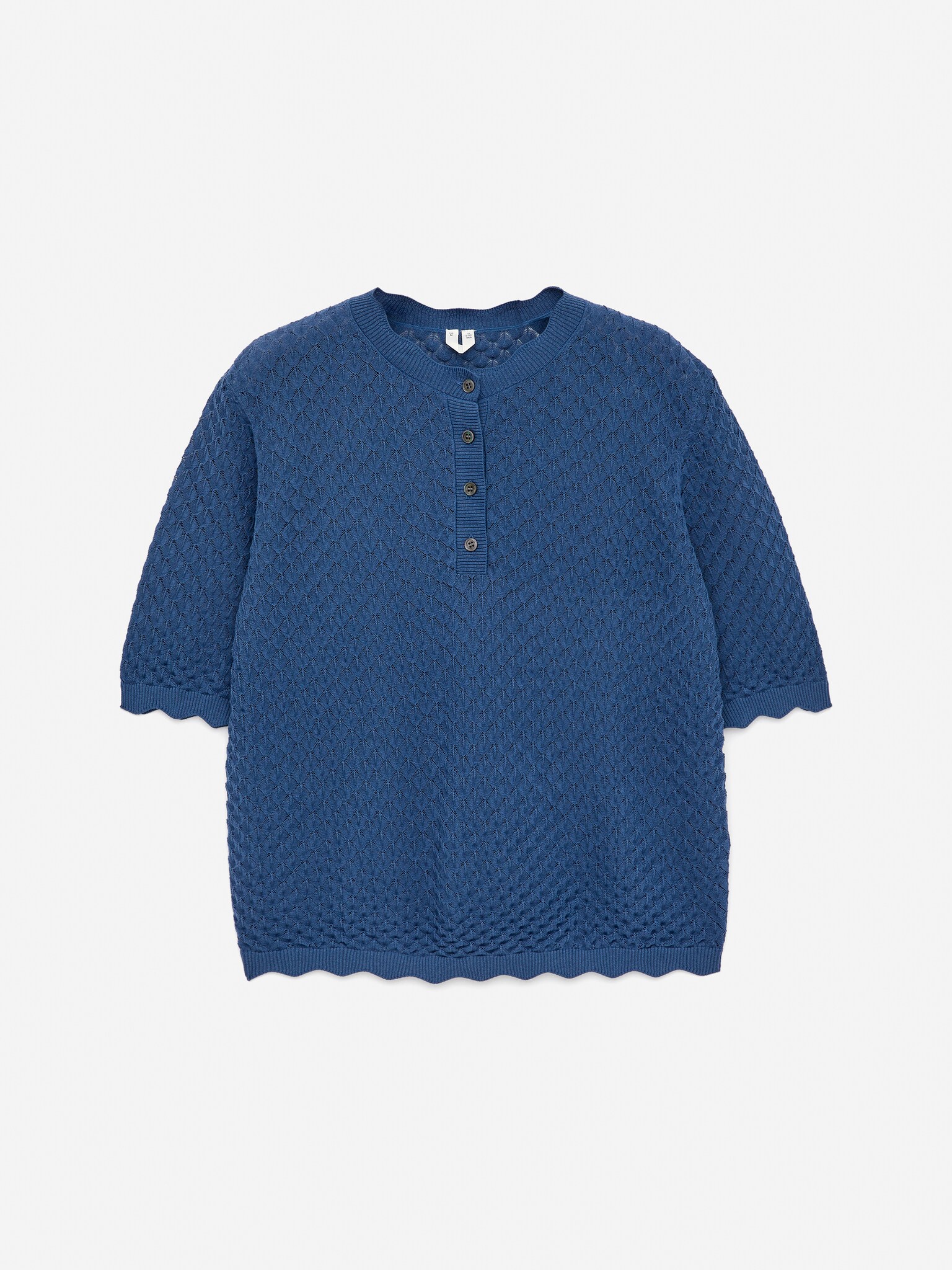 Open-Knit Top - Blue