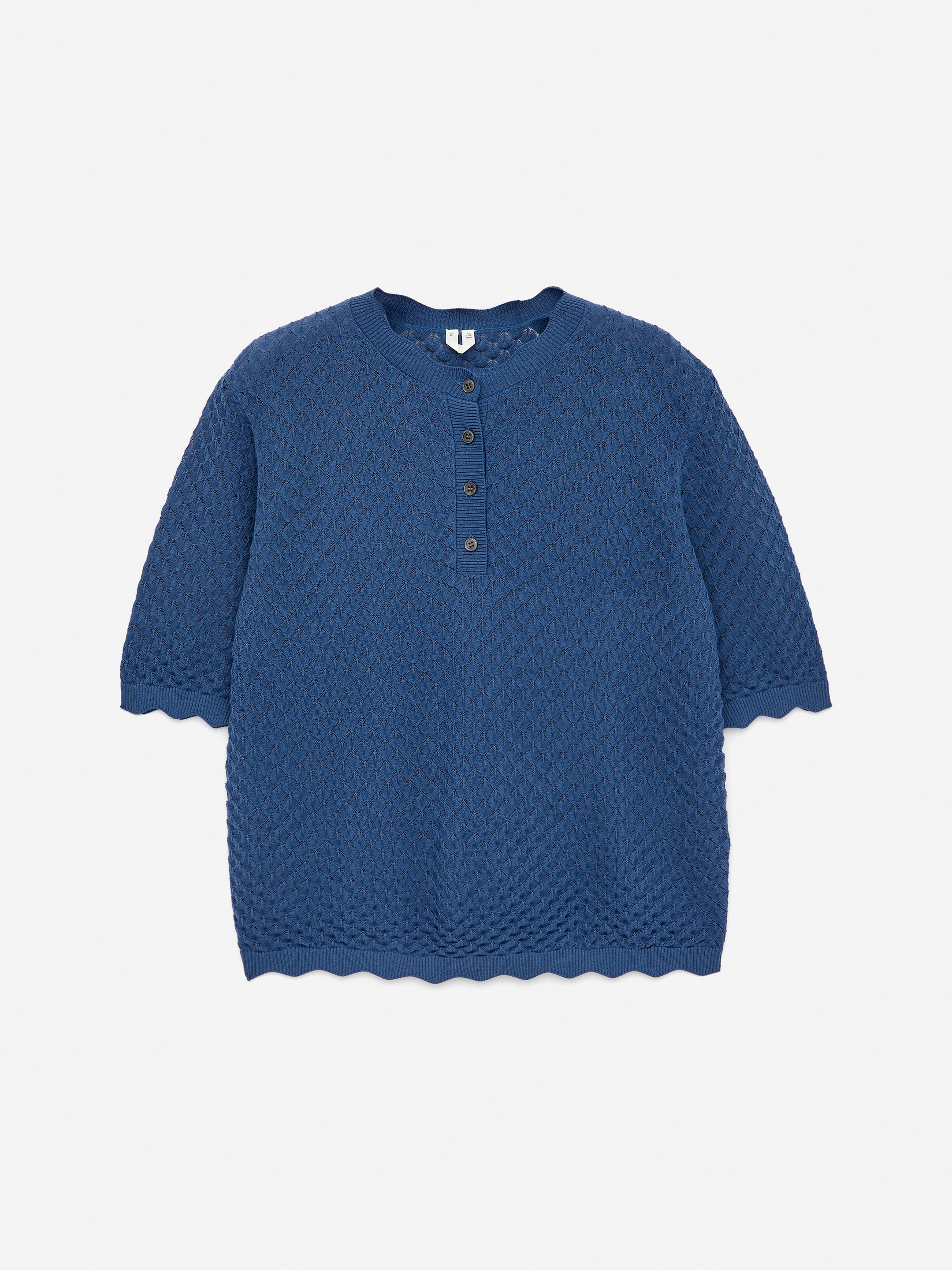 Se større billede: Hulstrikket top - Blå - DAME | H&M DK 5
