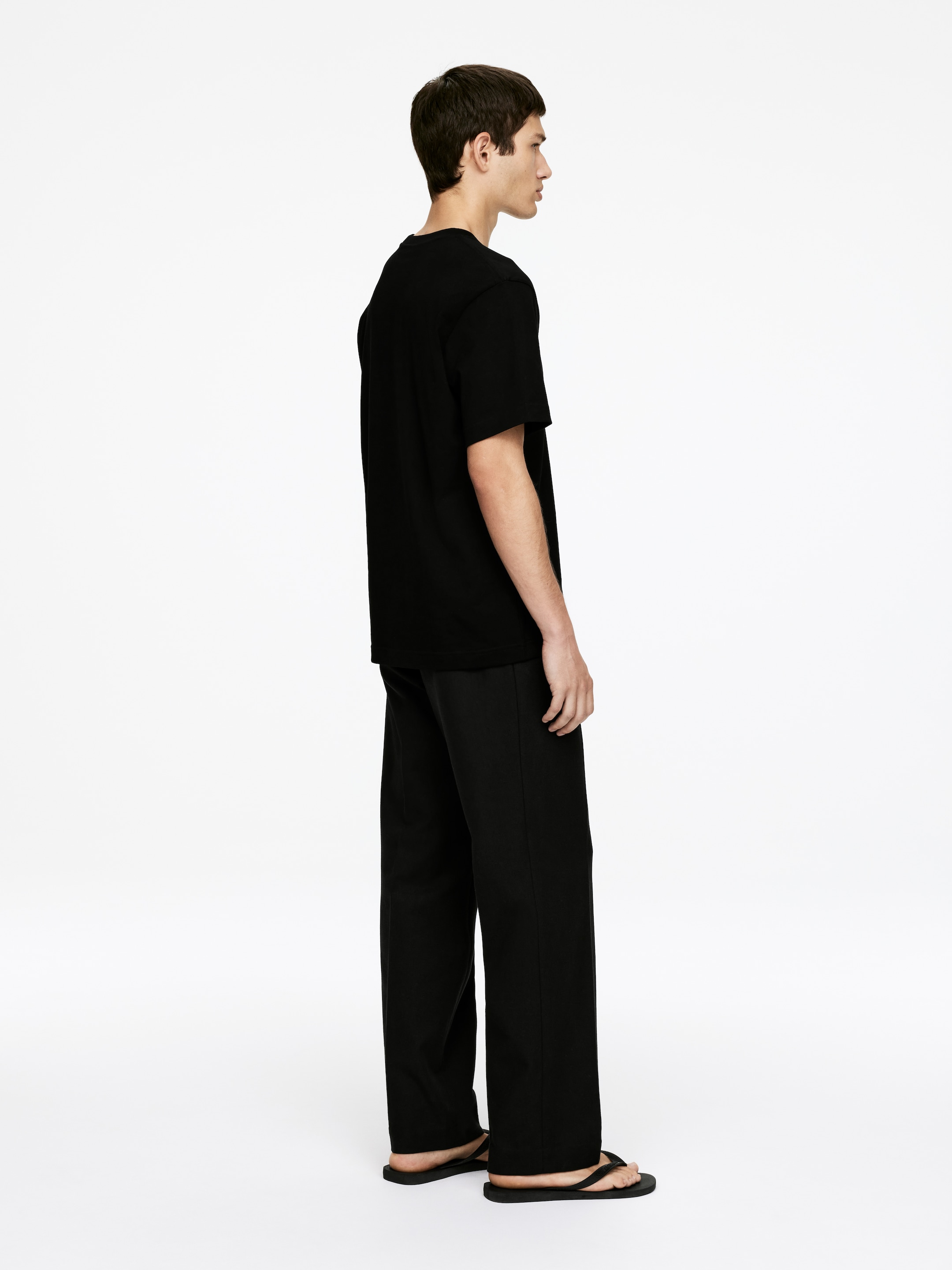 Grösseres Bild ansehen: Lockeres T-Shirt, 220 g/m² - Schwarz - HERREN | H&M CH 3