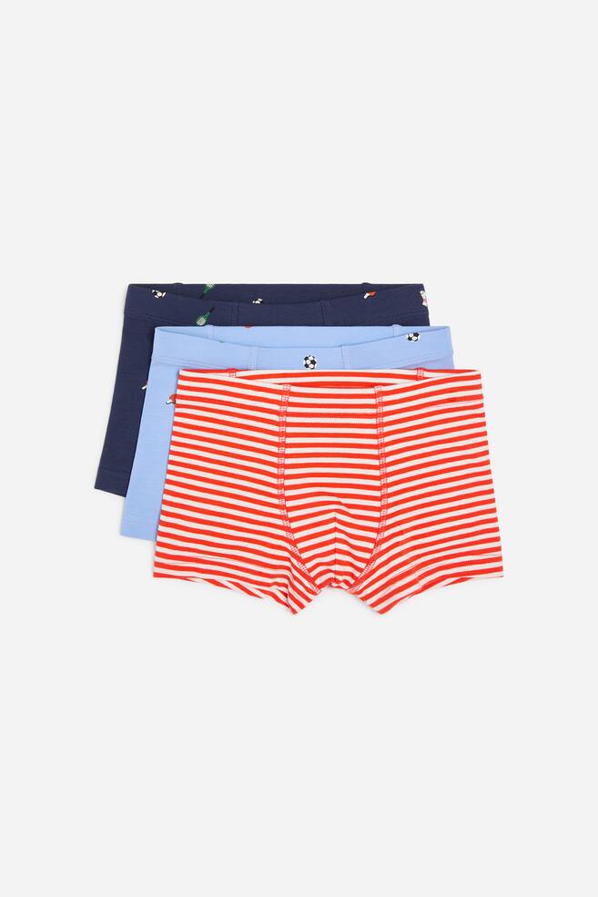 Tricot boxershort - Rood/wit/Groen/blauw/wit/Blauw/wit/Blauw/sport/Donkerblauw - 1